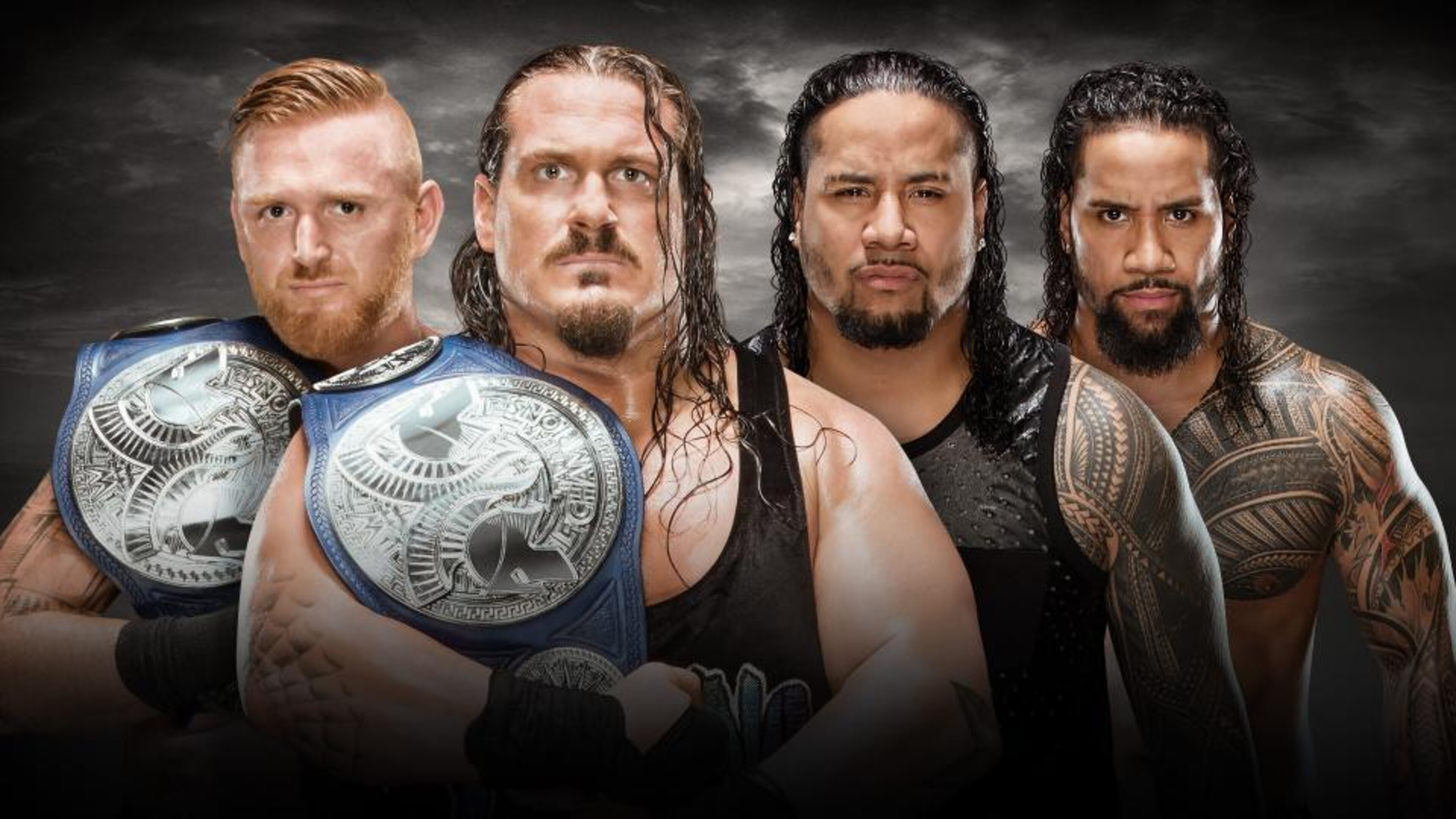 SmackDown Tag Team Champions Heath Slater and Rhyno vs. The Usos