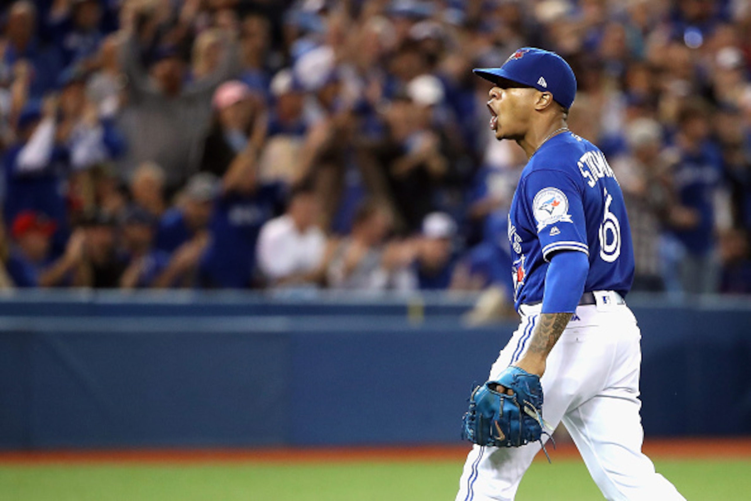 Marcus Stroman allowed two runs over six innings in Tuesday's AL Wild Card Game.
