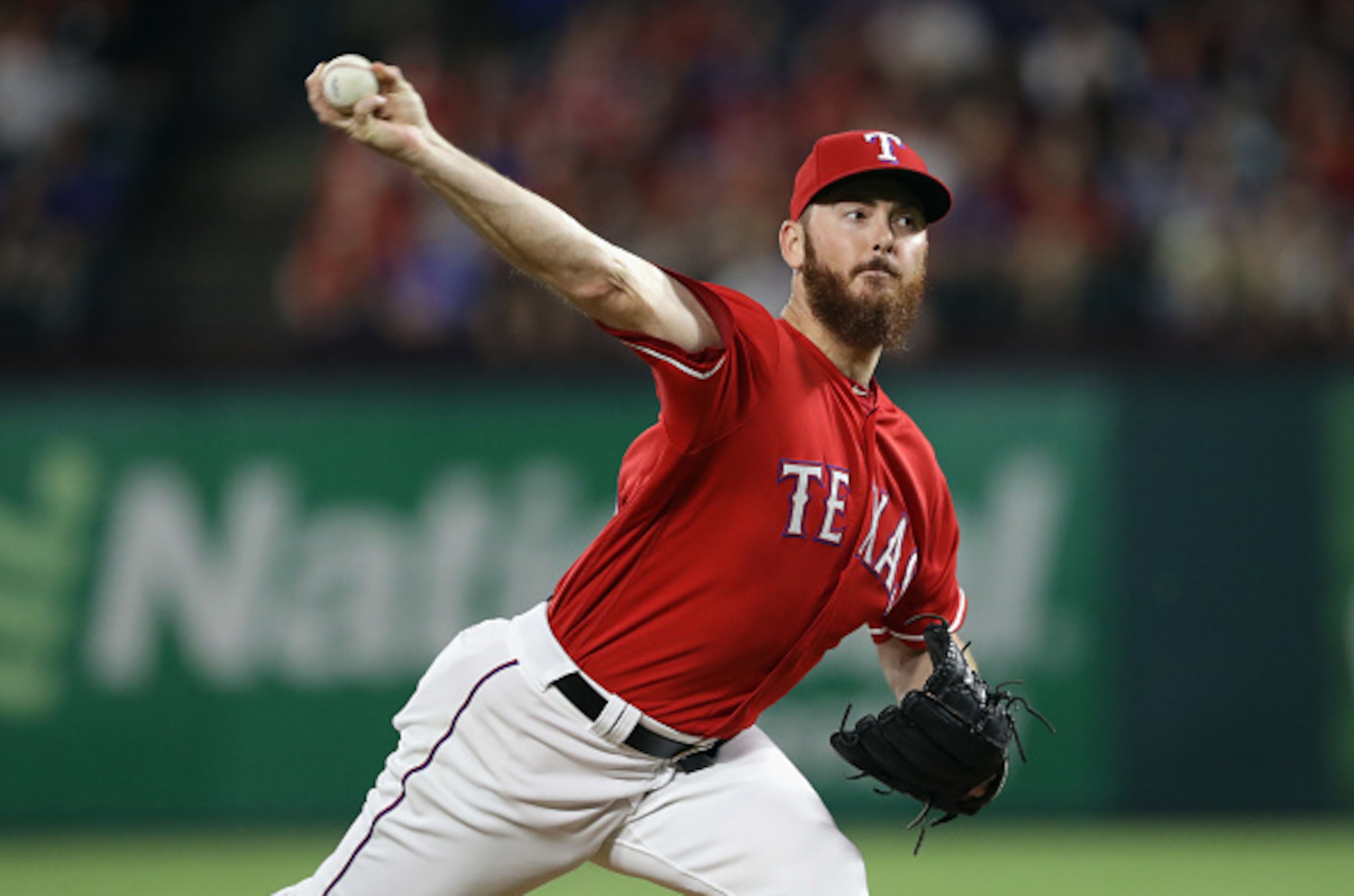 Closer Sam Dyson has stabilized the ninth inning for the Texas Rangers.