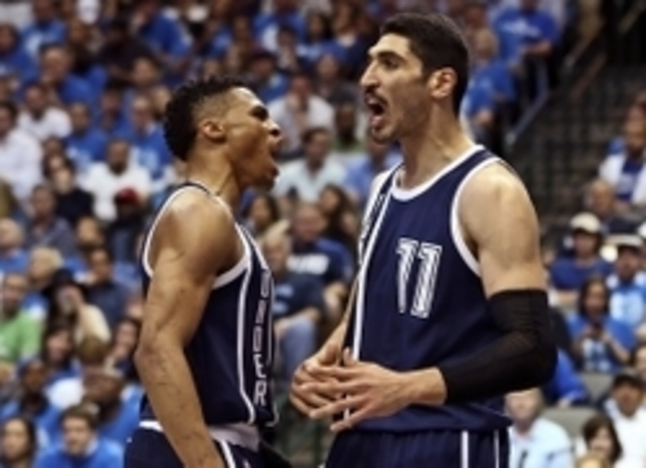 Enes Kanter (11) could see some time at power forward.