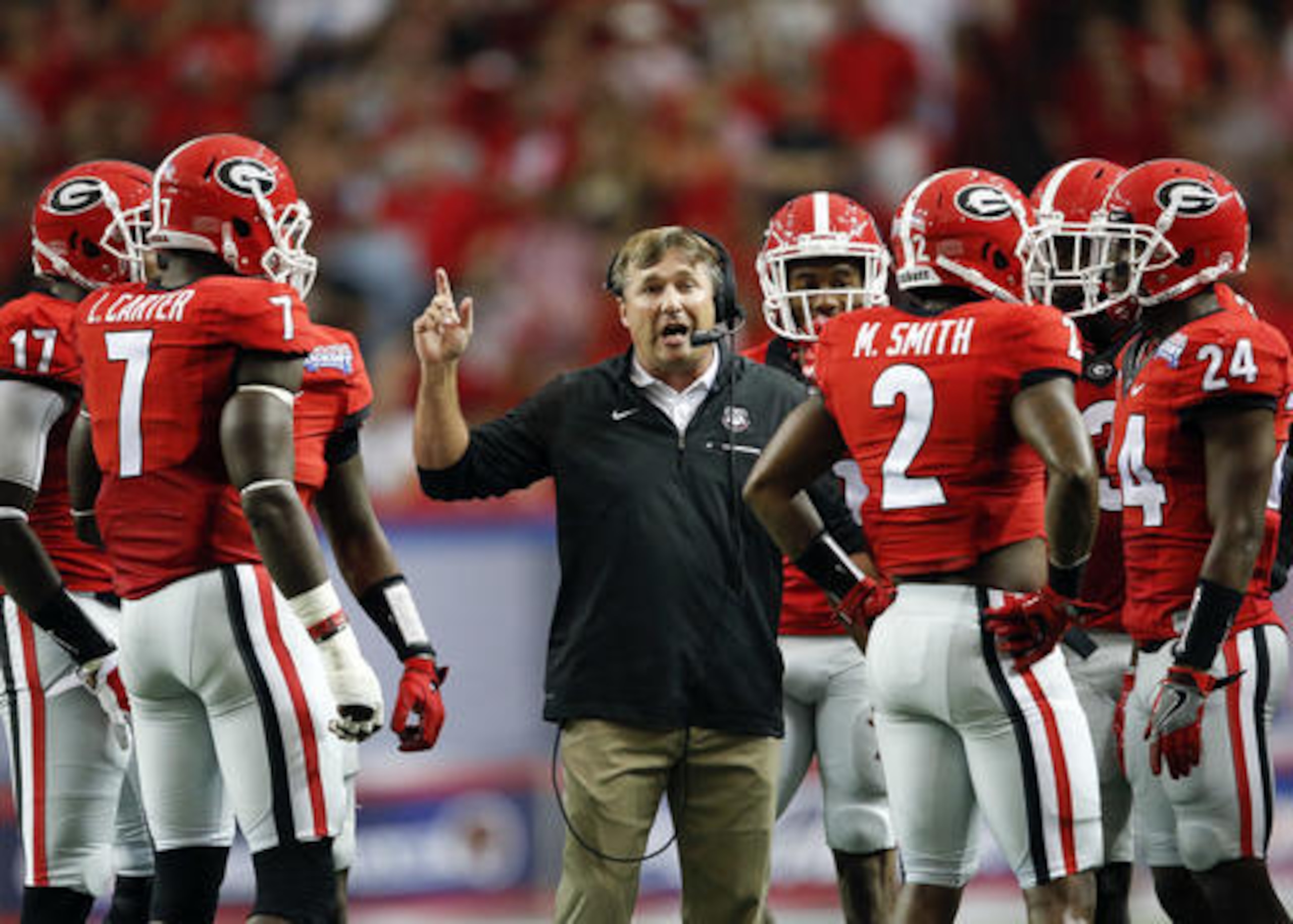 Georgia is trying to avoid its first three-game losing streak since 2010.