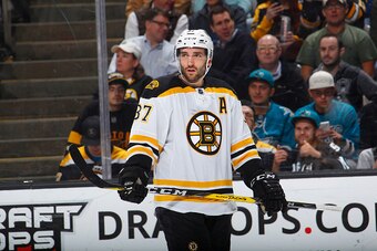 Patrice Bergeron is a three-time former winner of the Selke.