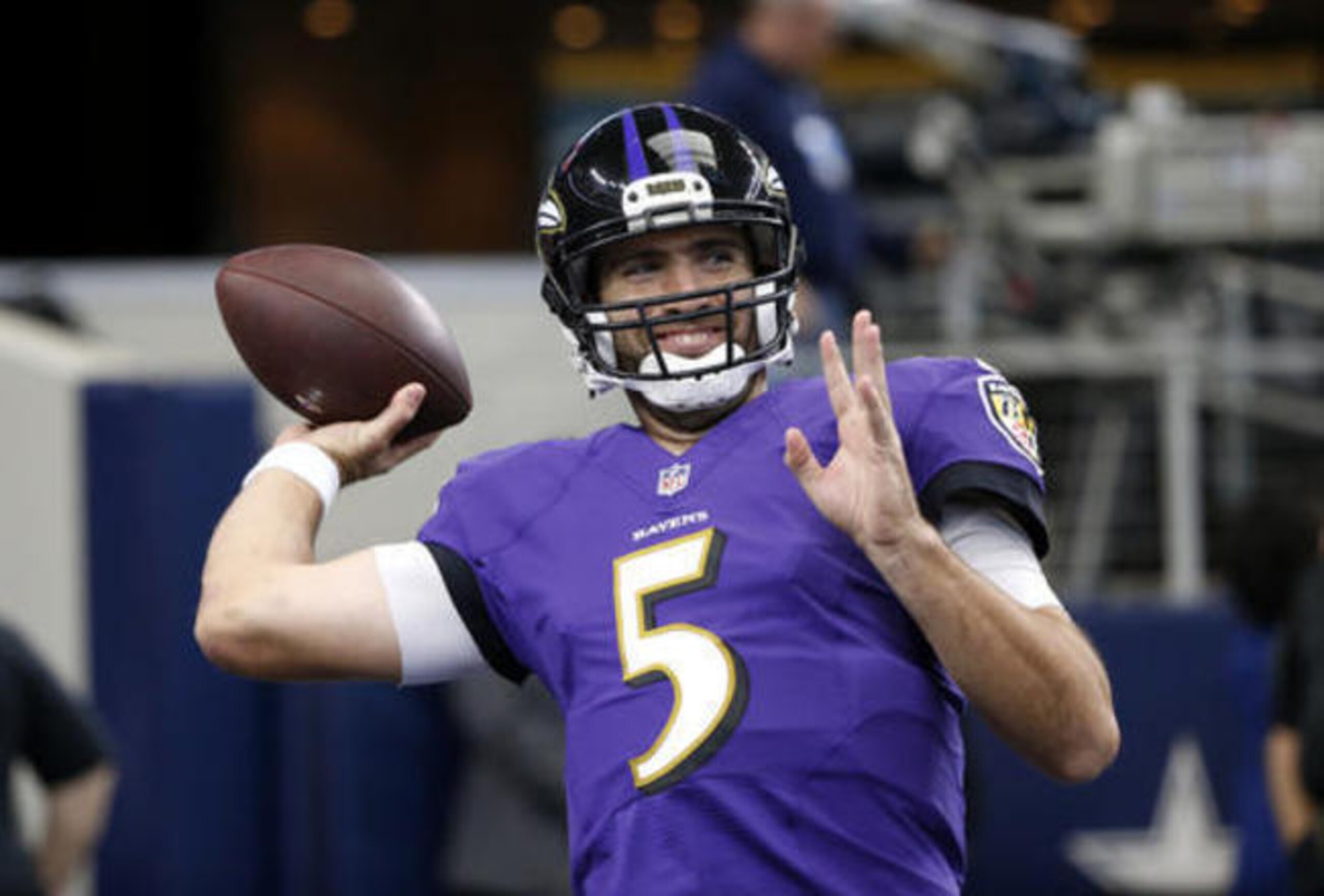 Ravens QB Joe Flacco