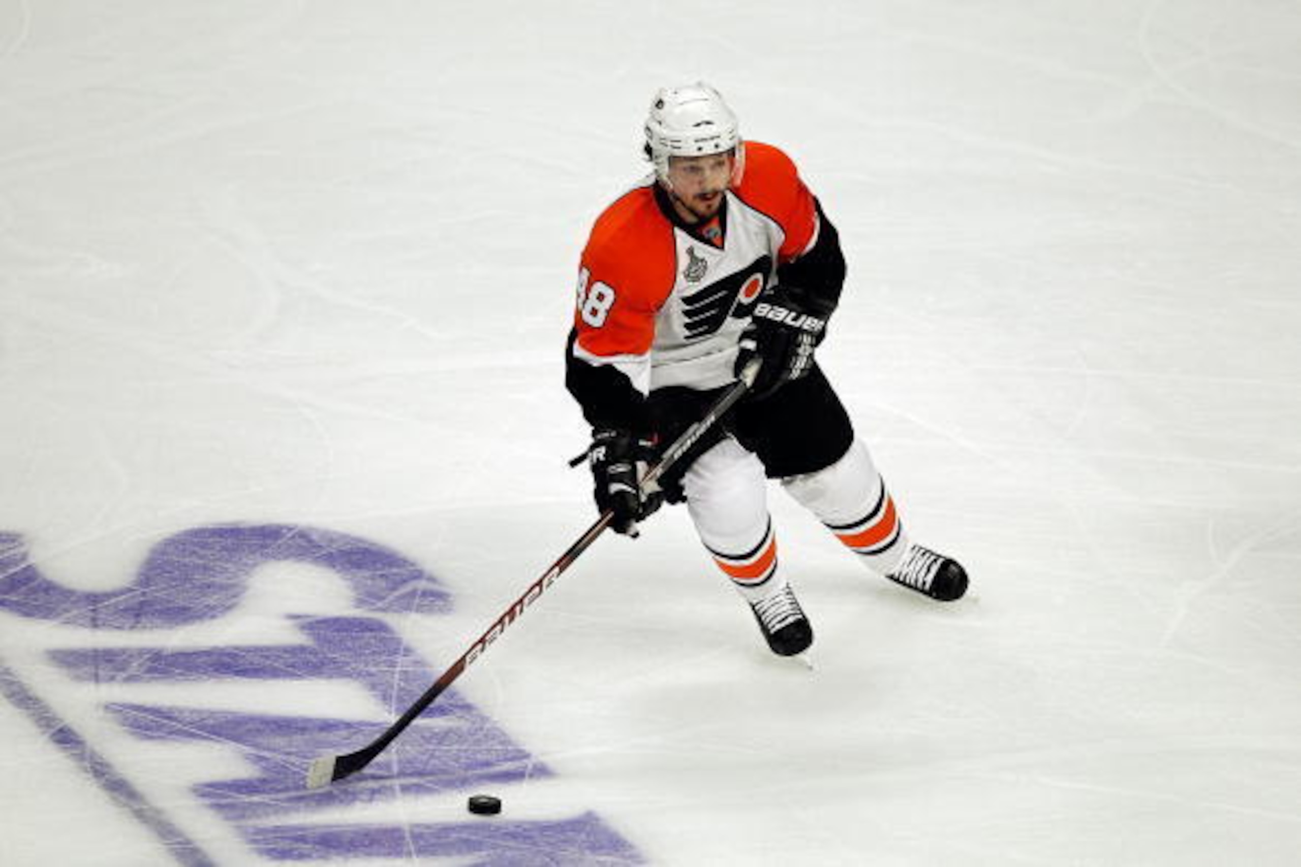 Daniel Briere registered 12 points during the 2010 Stanley Cup Final.