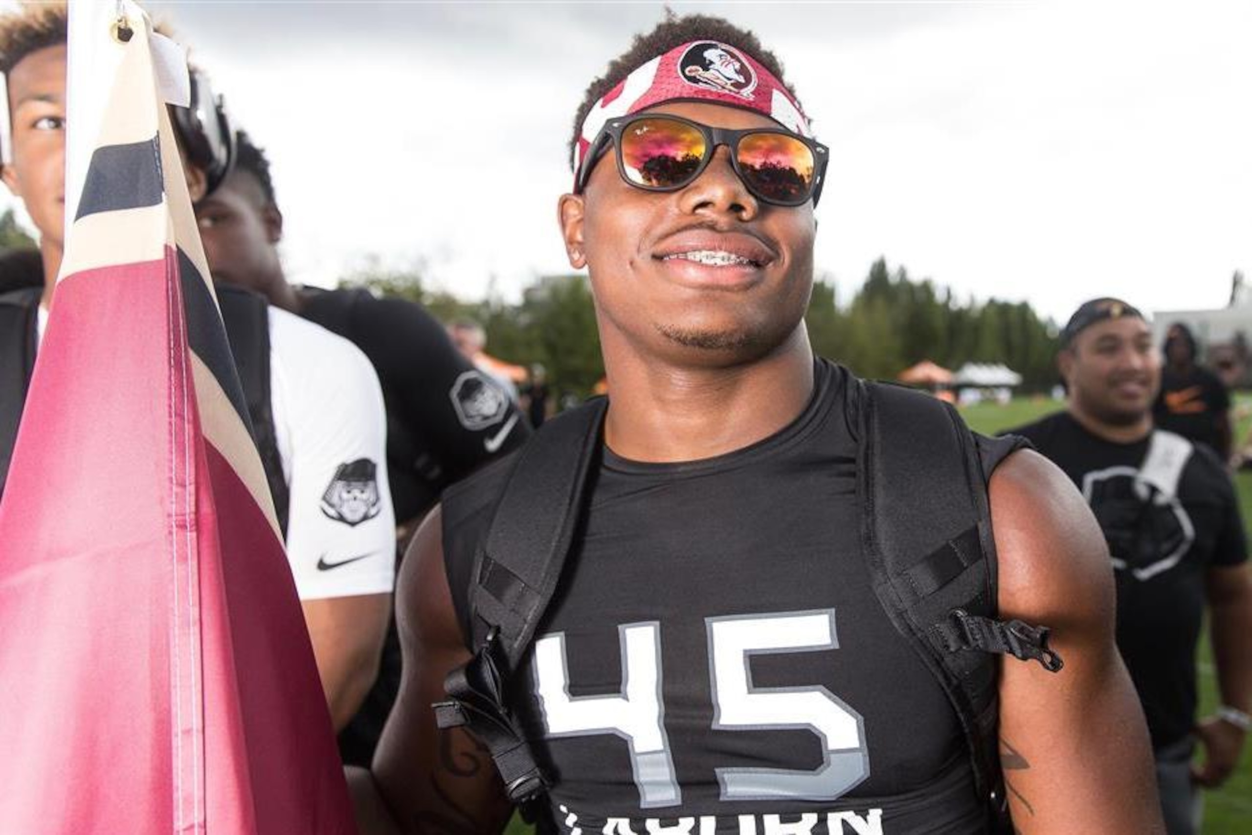 Virginia RB Khalan Laborn committed to FSU at The Opening.