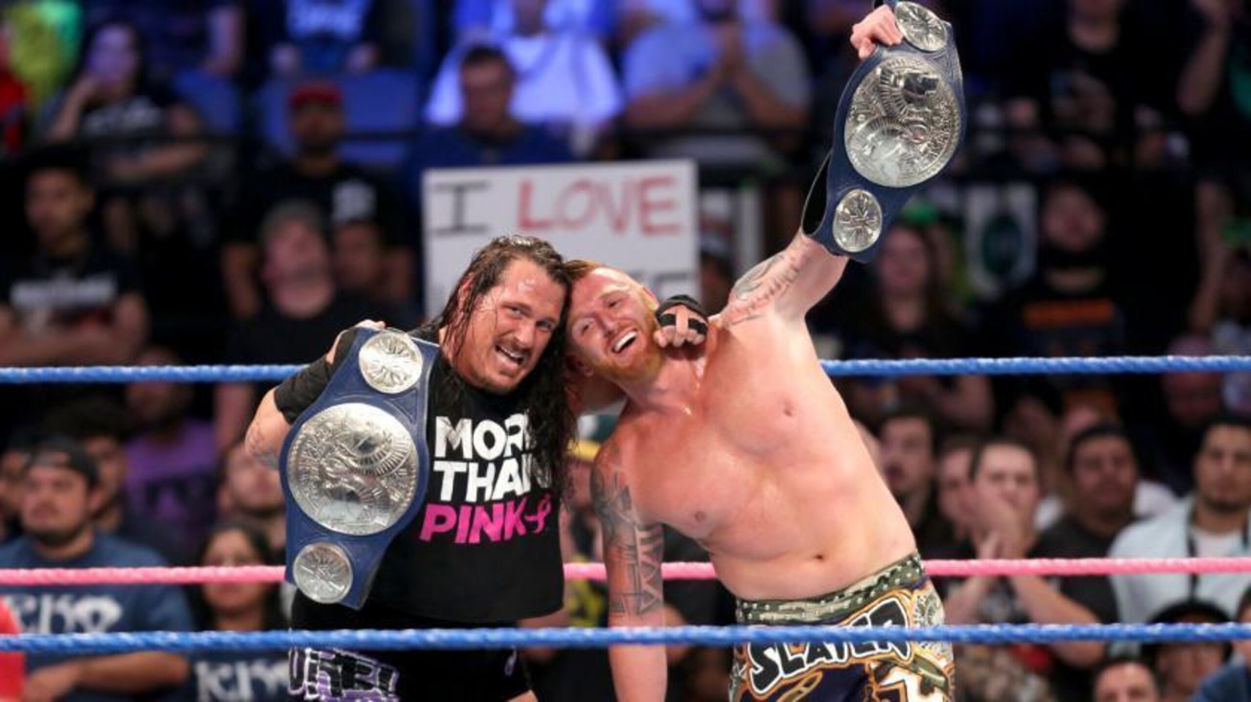 Rhyno and Heath Slater retain.