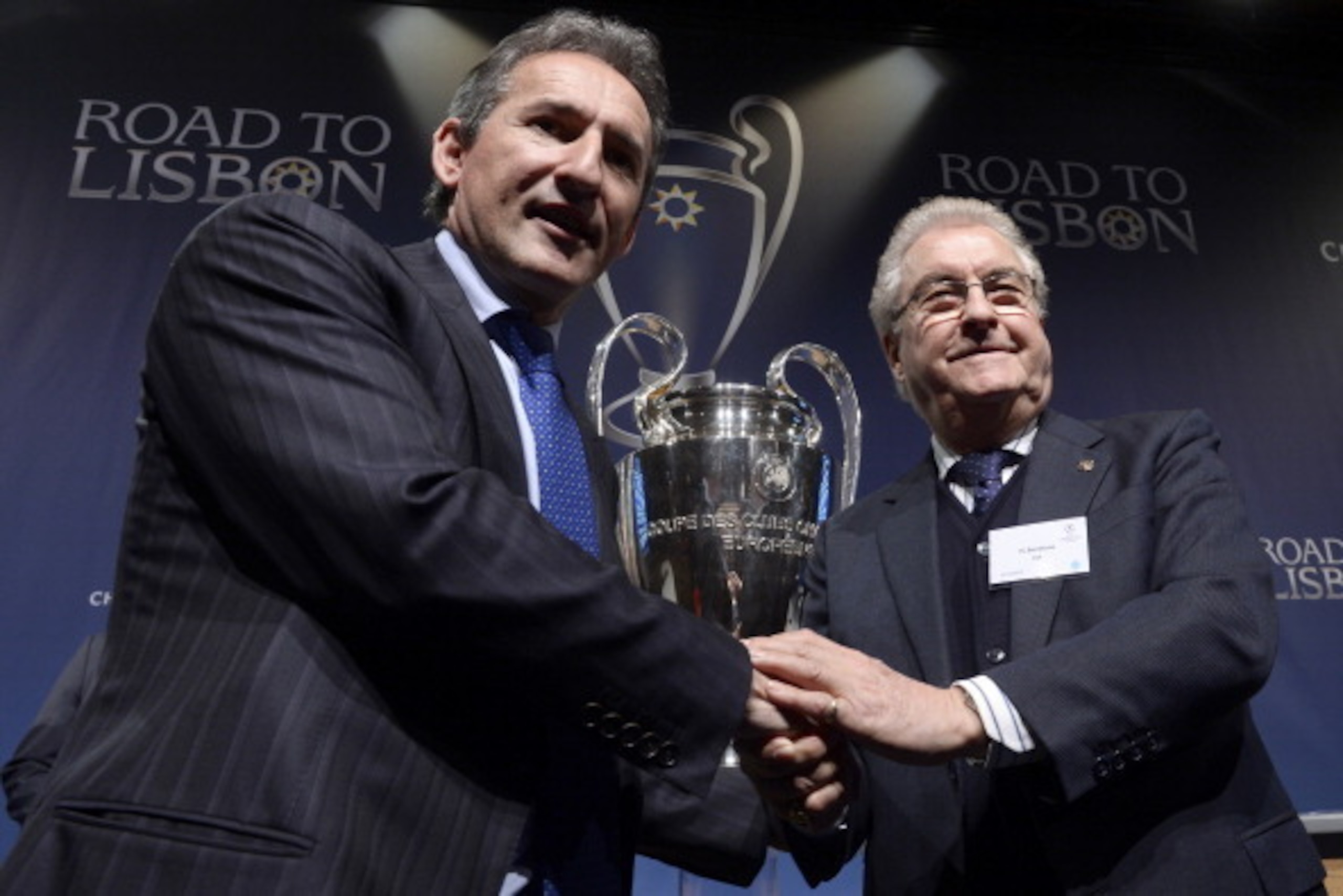 City's sporting director, Txiki Begiristain (left).