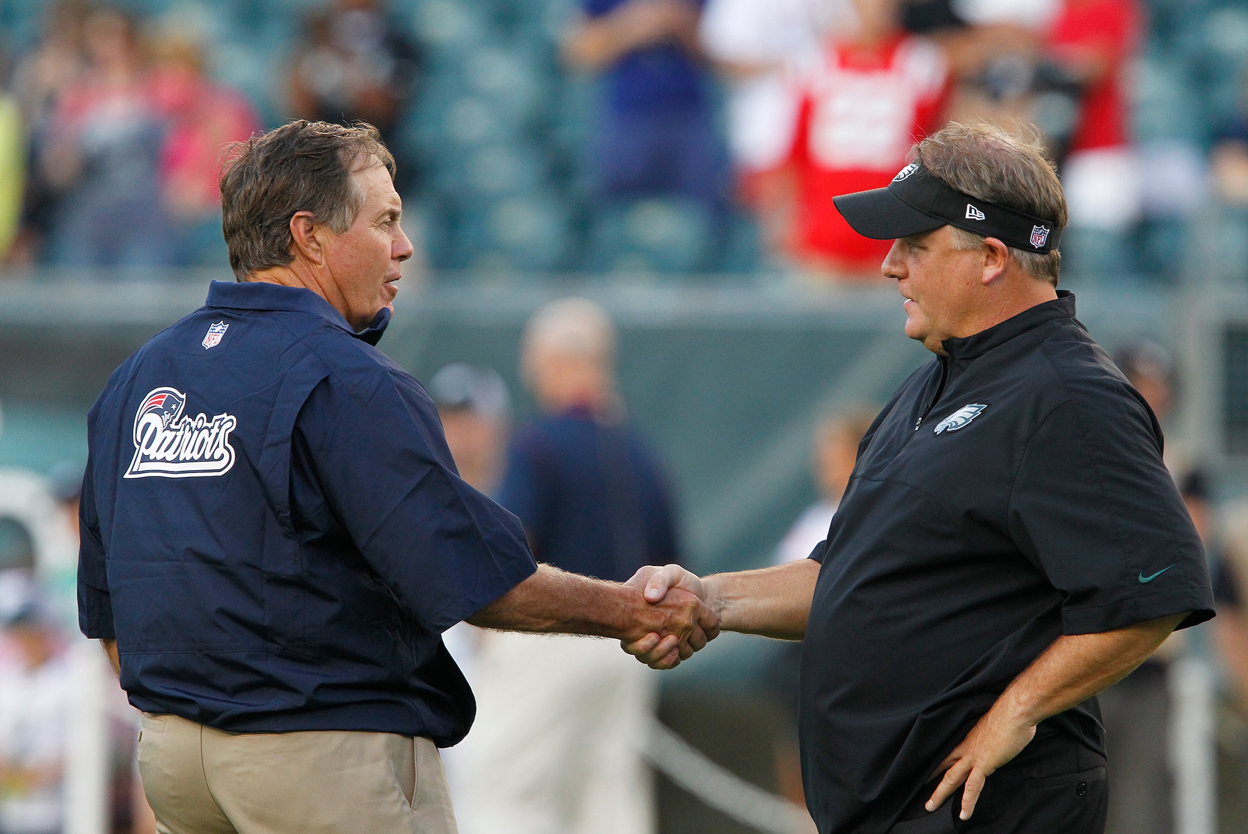 Bill Belichick and Chip Kelly Bill Belichick and Chip Kelly