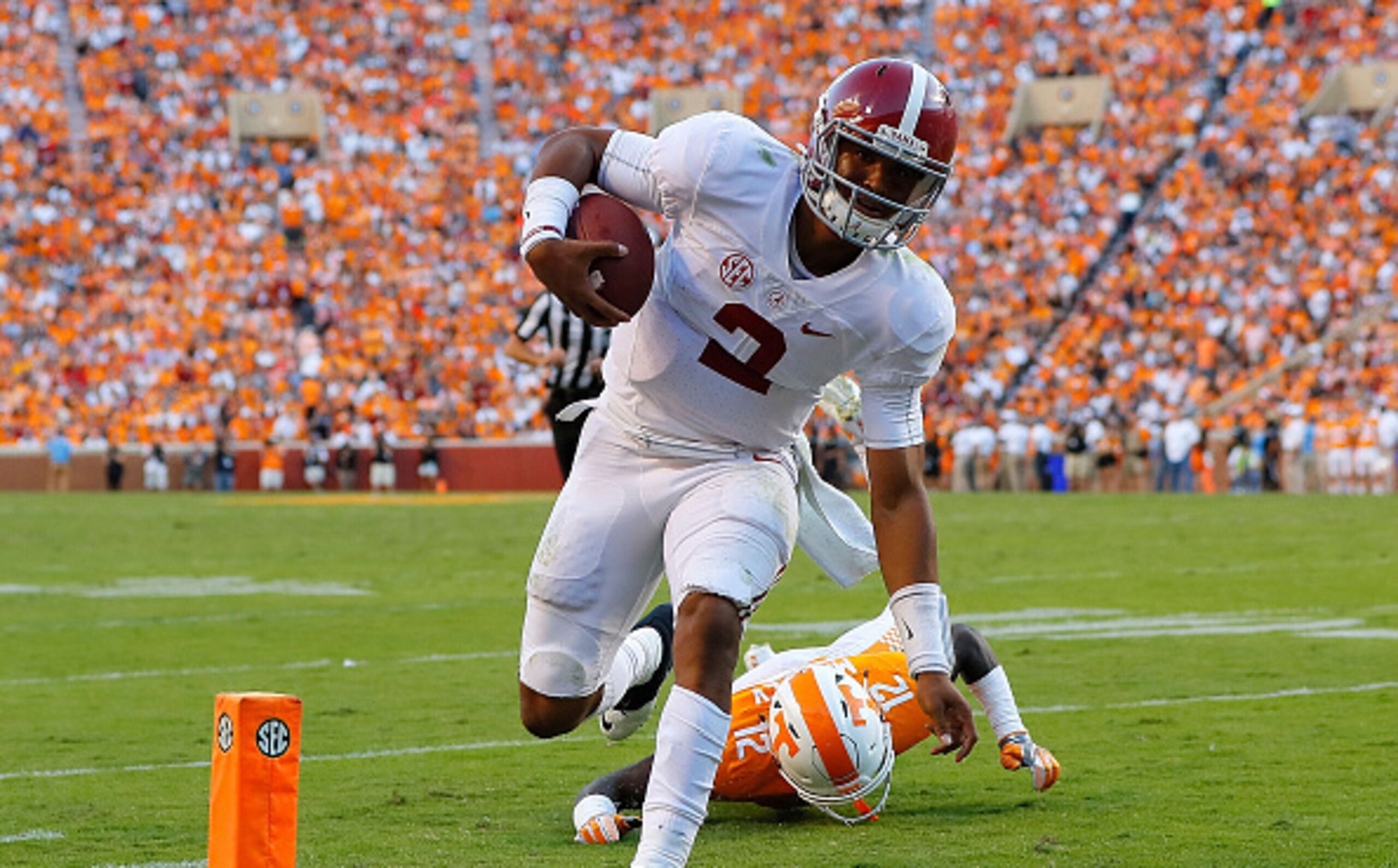 Jalen Hurts and Alabama were impressive against Tennessee.