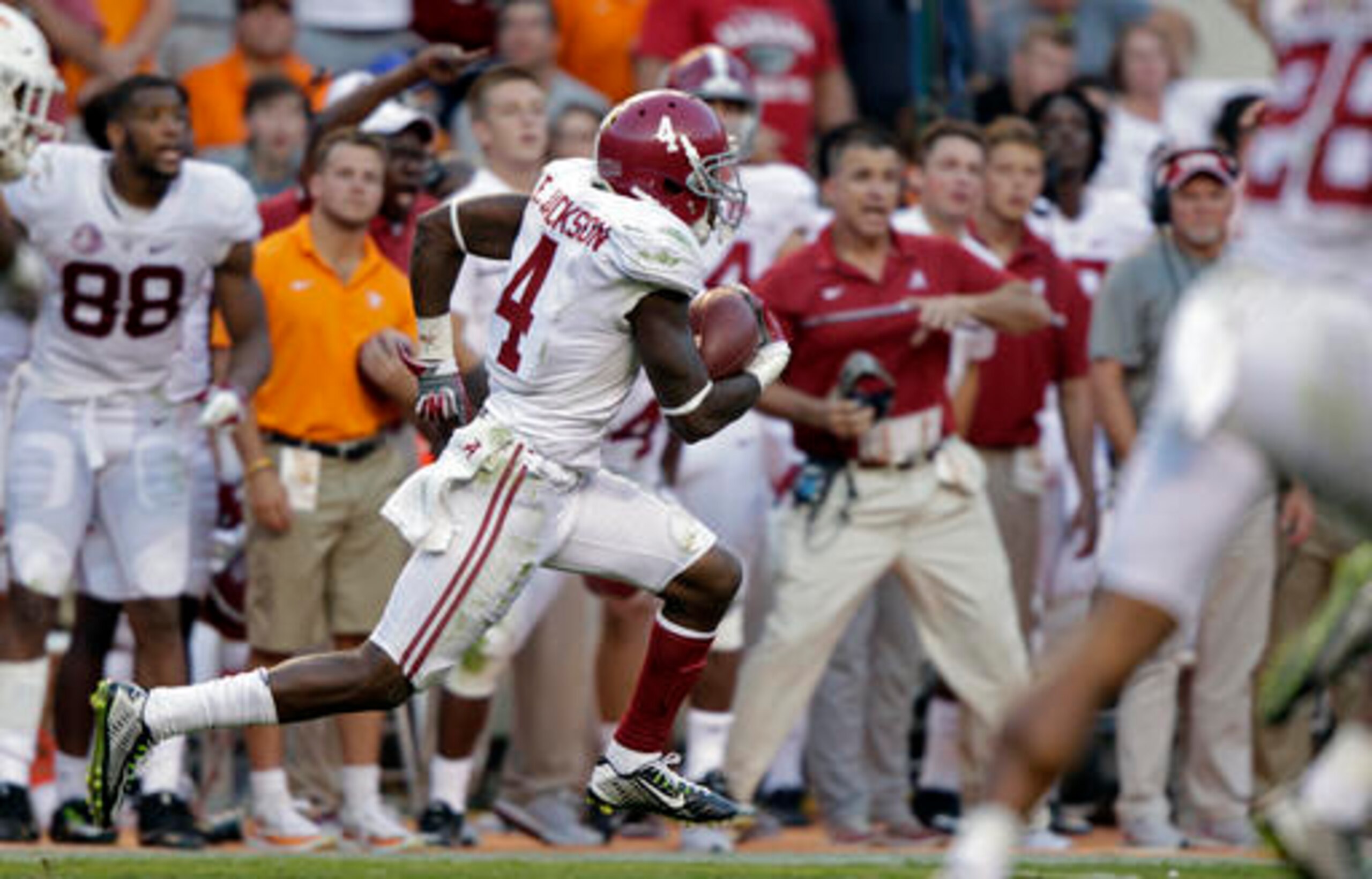 Alabama already has four wins against a ranked opponent this season, all away from Bryant-Denny Stadium.