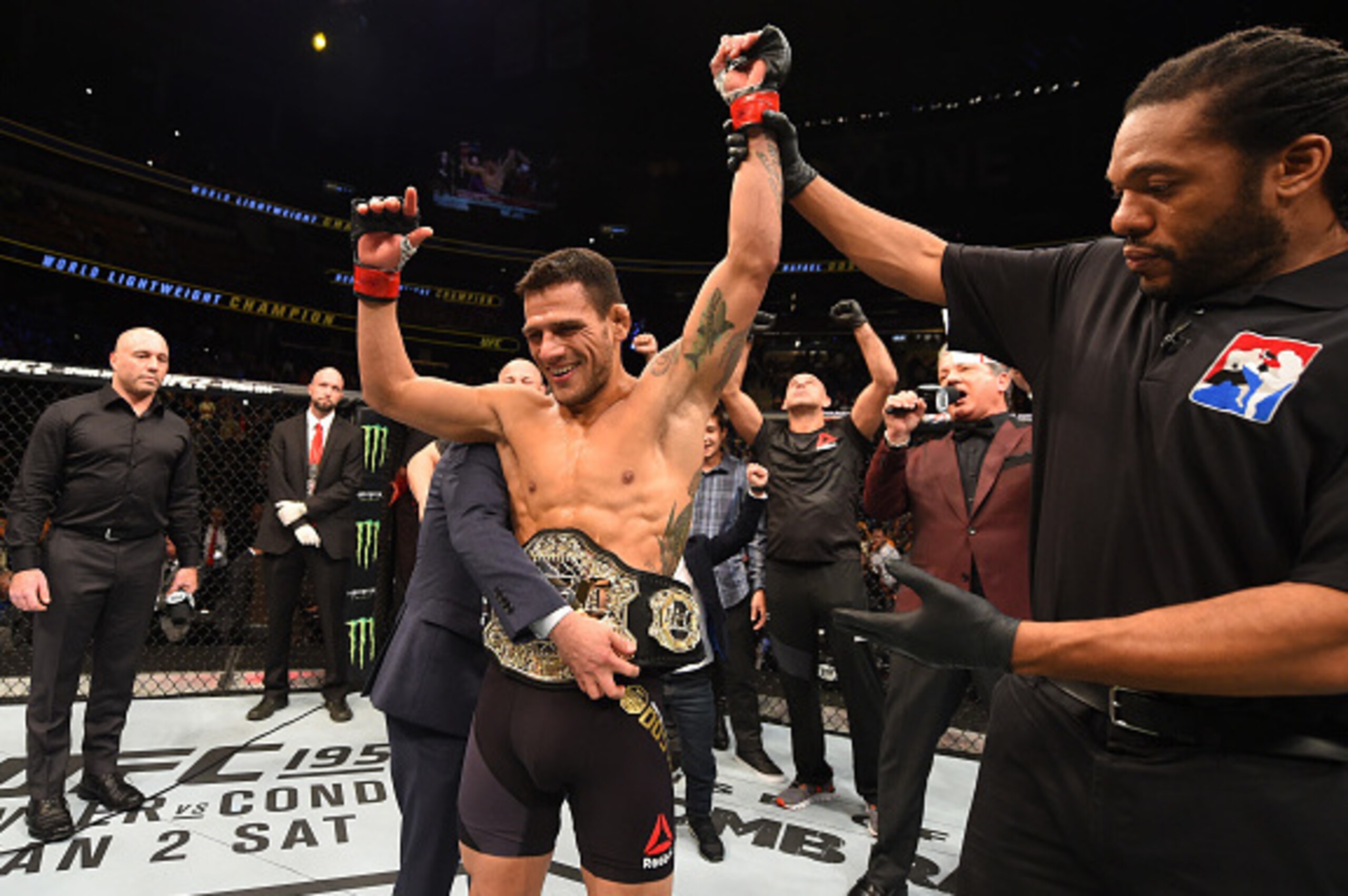 Rafael Dos Anjos tries to get back on track in the main event.