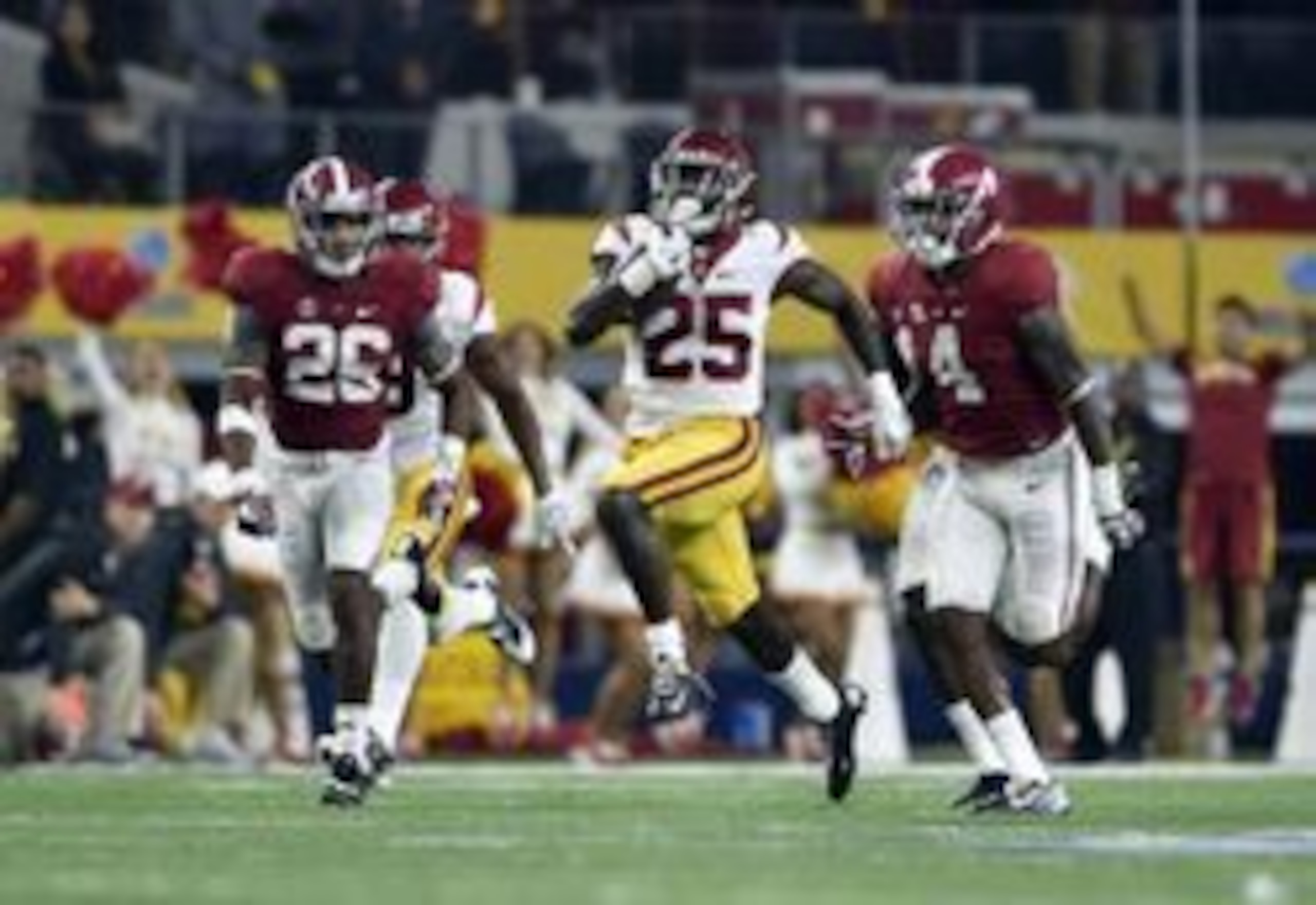 USC RB Ronald Jones ran for 80 yards and a touchdown last year at California.