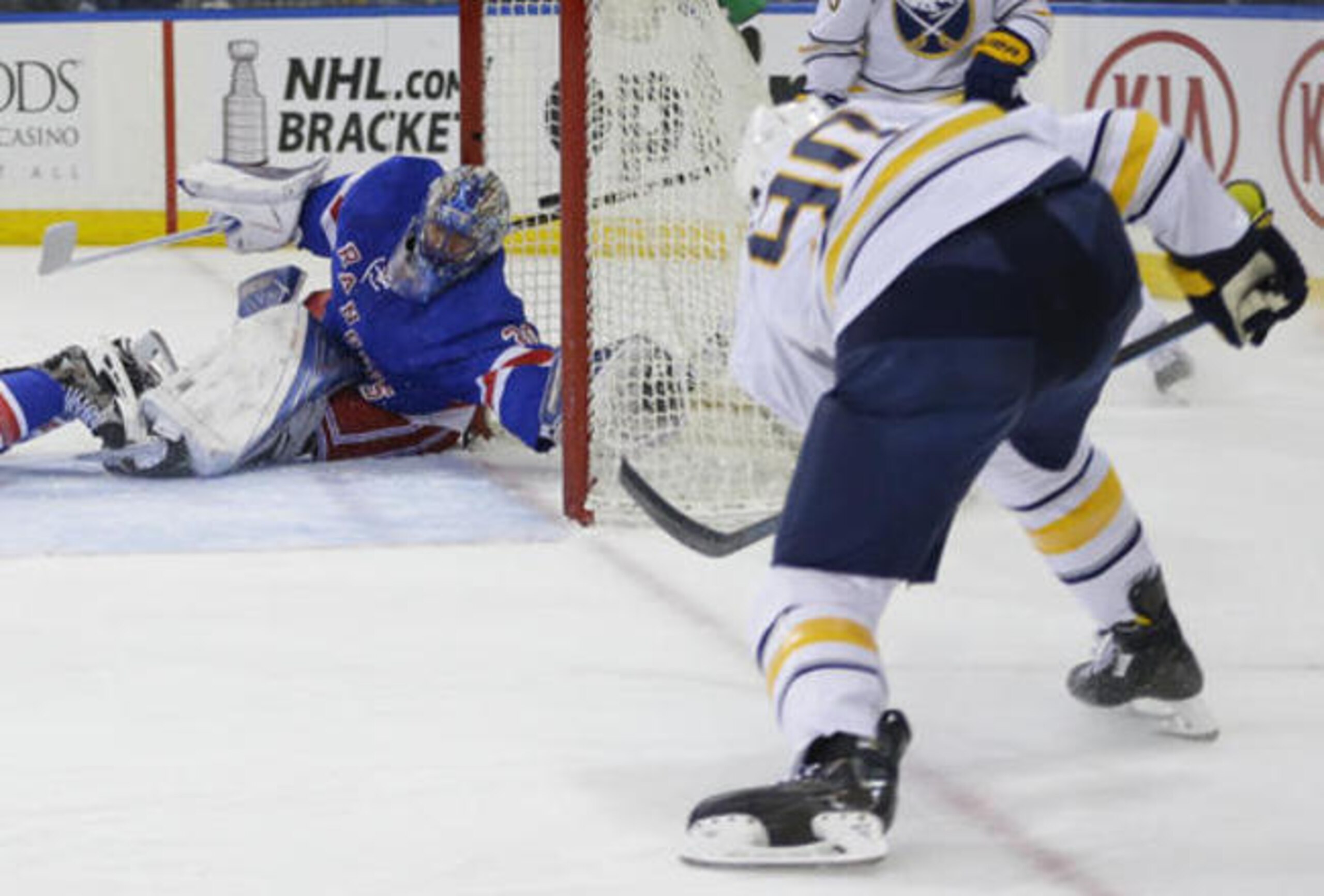 Despite a good start from Ryan O'Reilly (90), the Sabres looked mediocre Despite a good start from Ryan O'Reilly (90), the Sabres looked mediocre