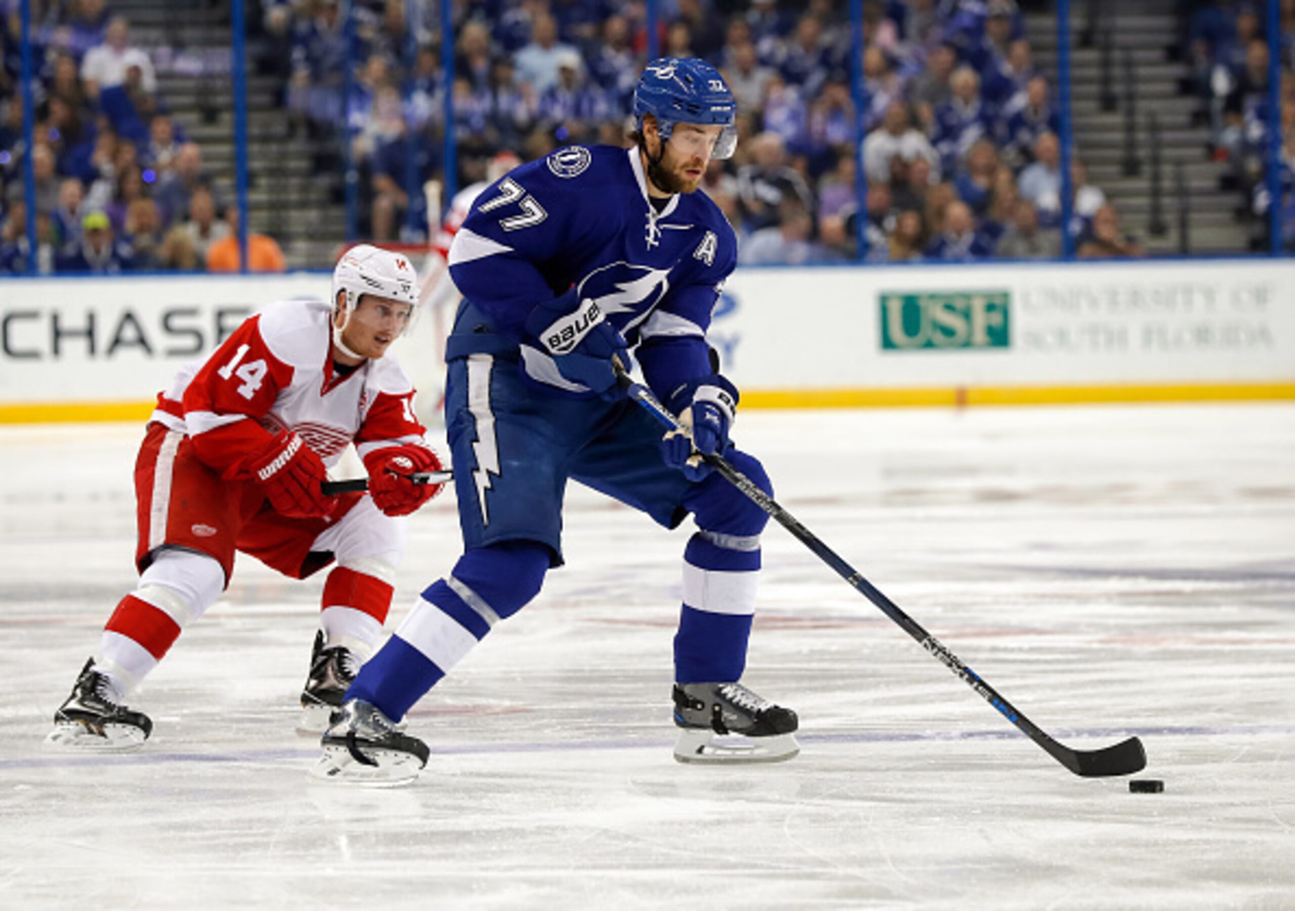 Victor Hedman and the Lightning won four of the first five games Victor Hedman and the Lightning won four of the first five games