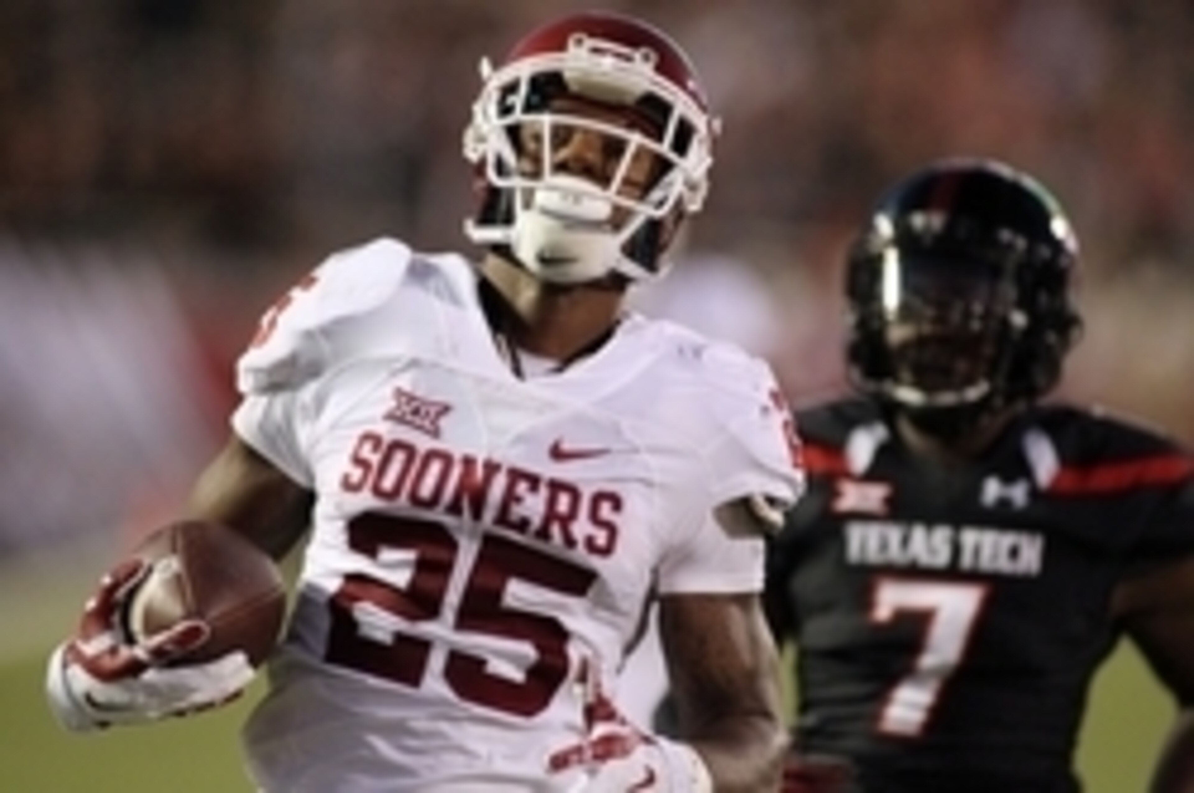 Oklahoma's Joe Mixon scored five times.