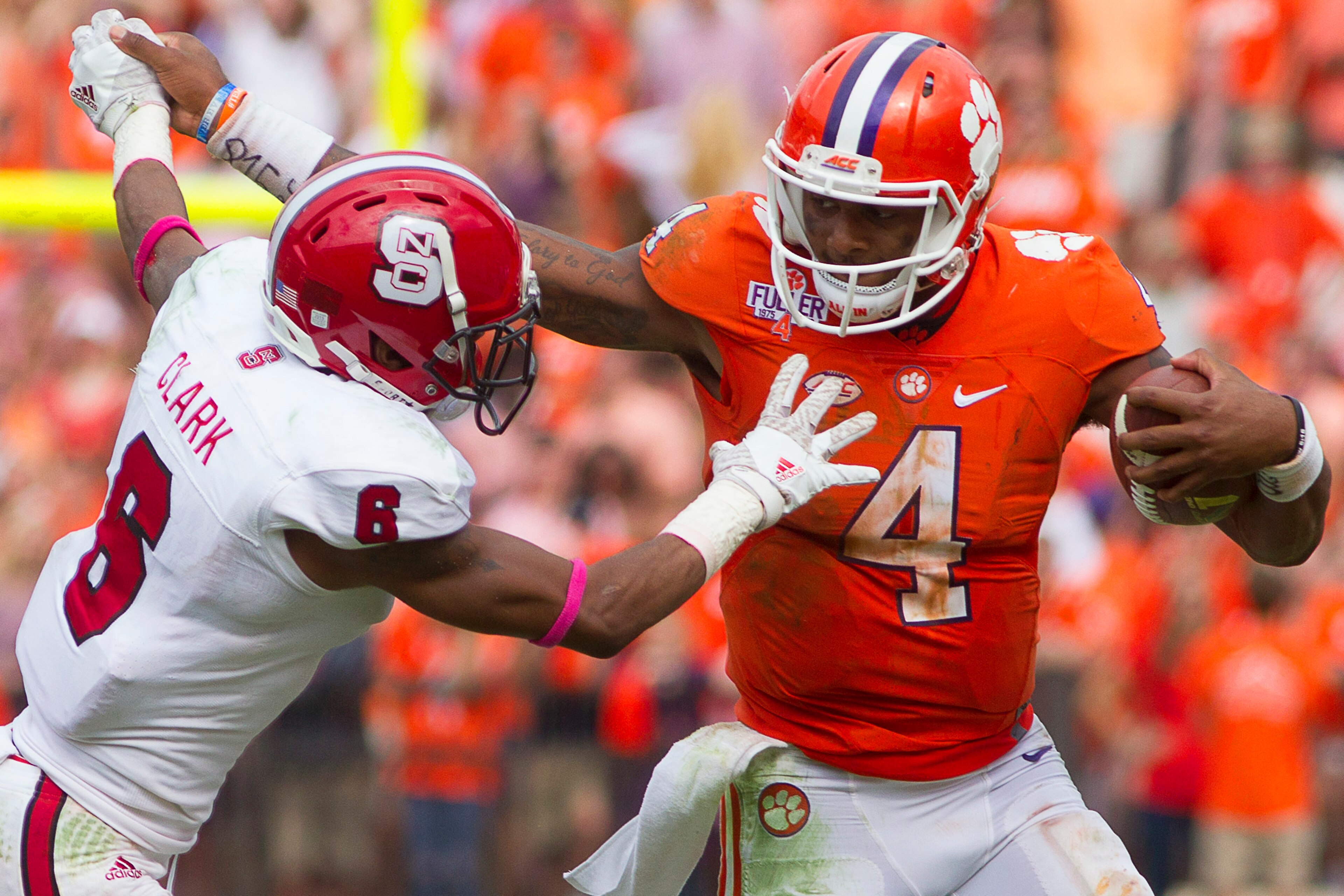 Deshaun Watson and Clemson face a big challenge at Florida State.