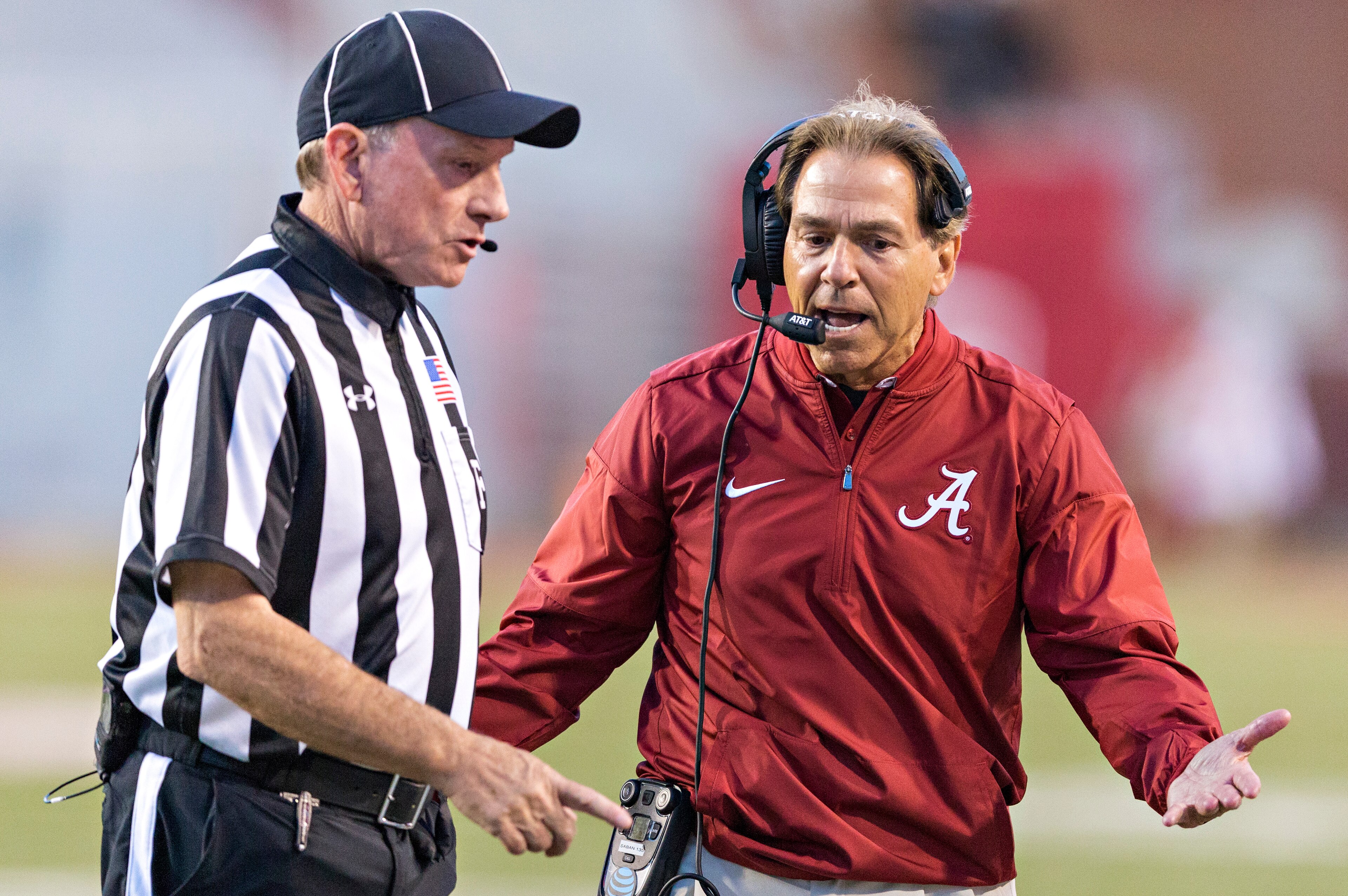 Nick Saban is driving Alabama toward another national title.