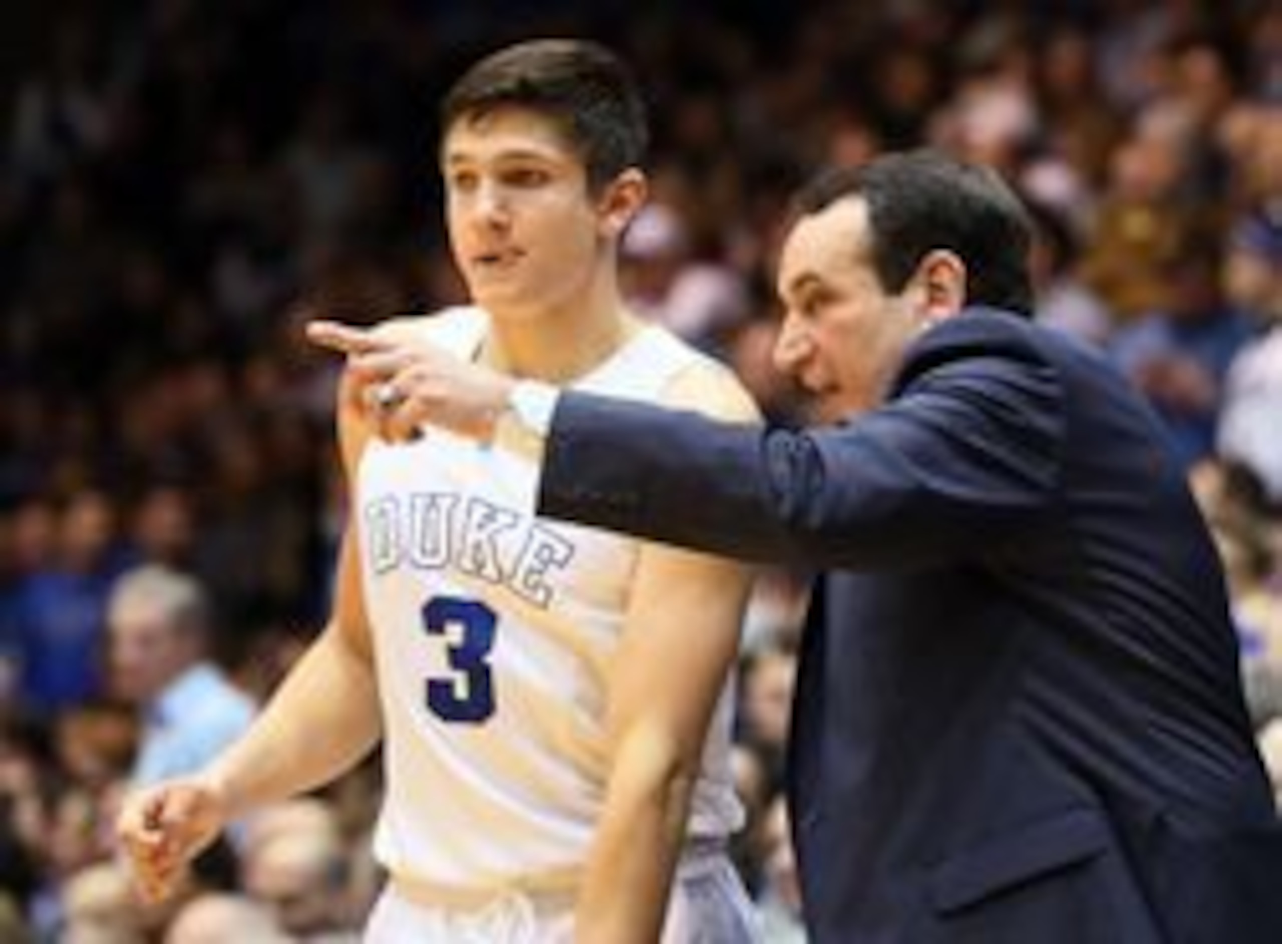 Grayson Allen and Mike Krzyzewski Grayson Allen and Mike Krzyzewski