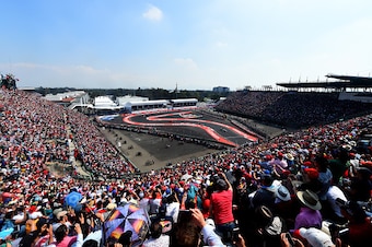 It was sunny and warm for the 2015 Mexican Grand Prix.