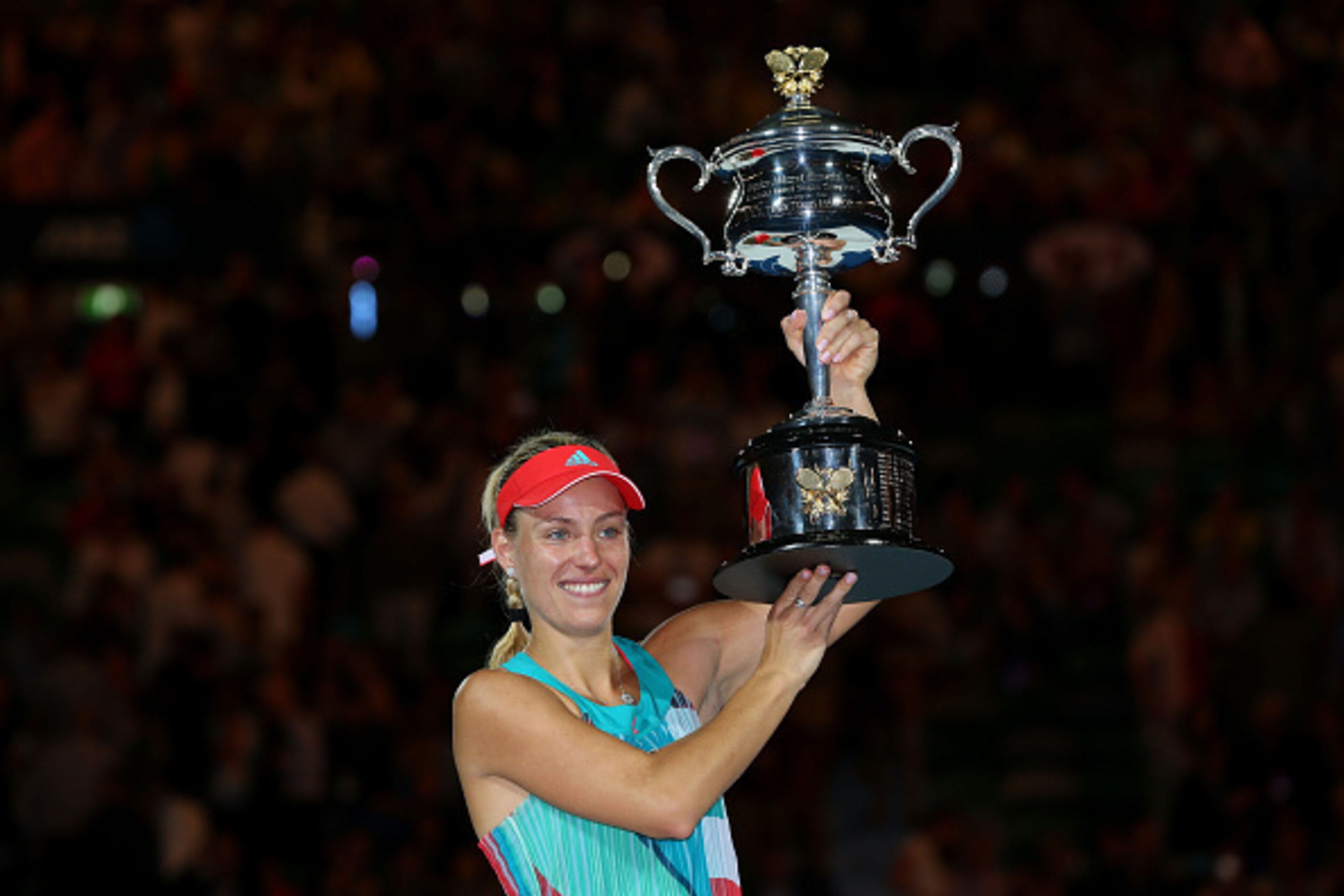 Angelique Kerber defeated Serena Williams in the 2016 Australian Open final to earn her first career Grand Slam title.