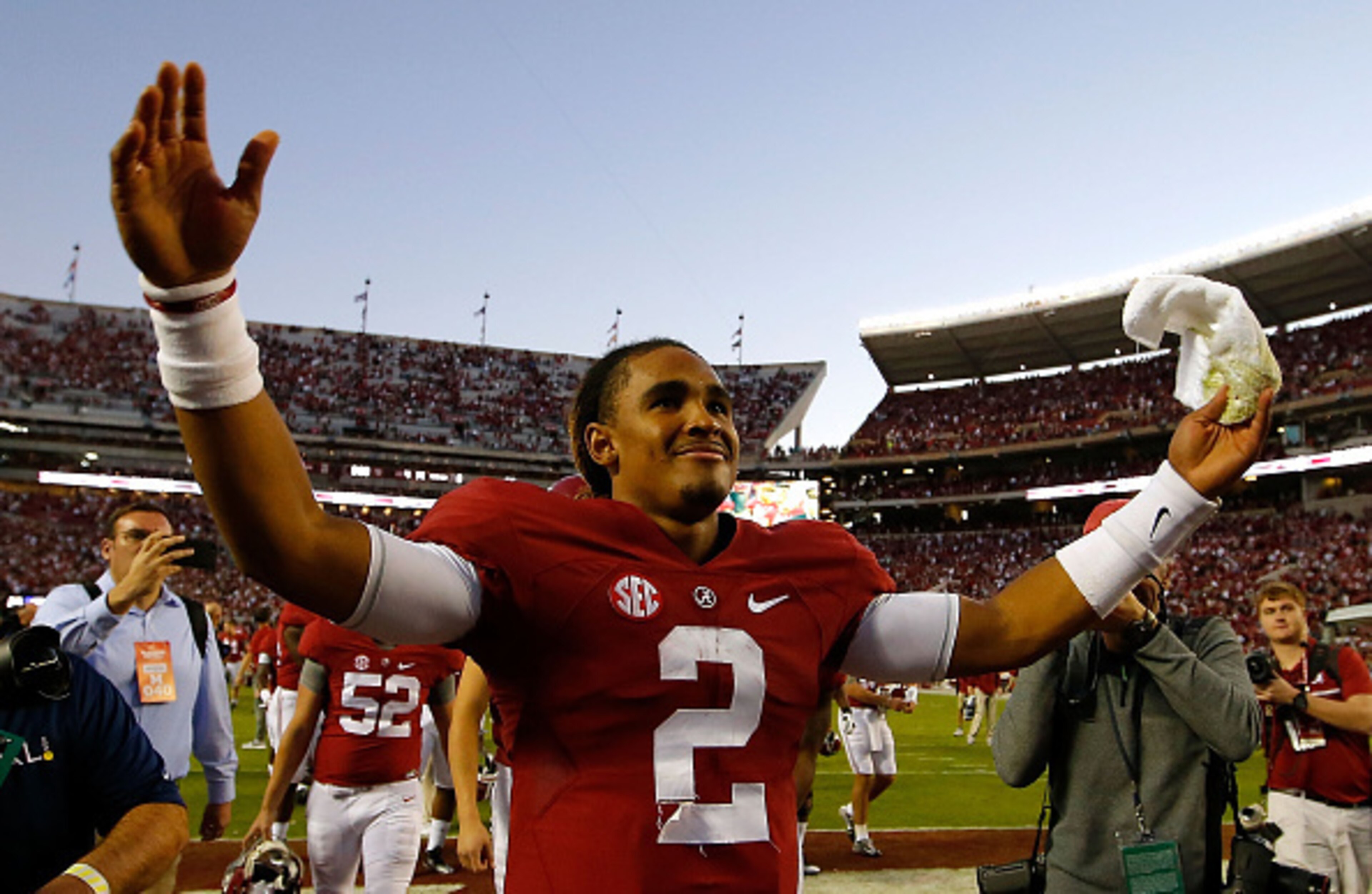 Freshman quarterback Jalen Hurts has played a huge role in Alabama's push for a national title.