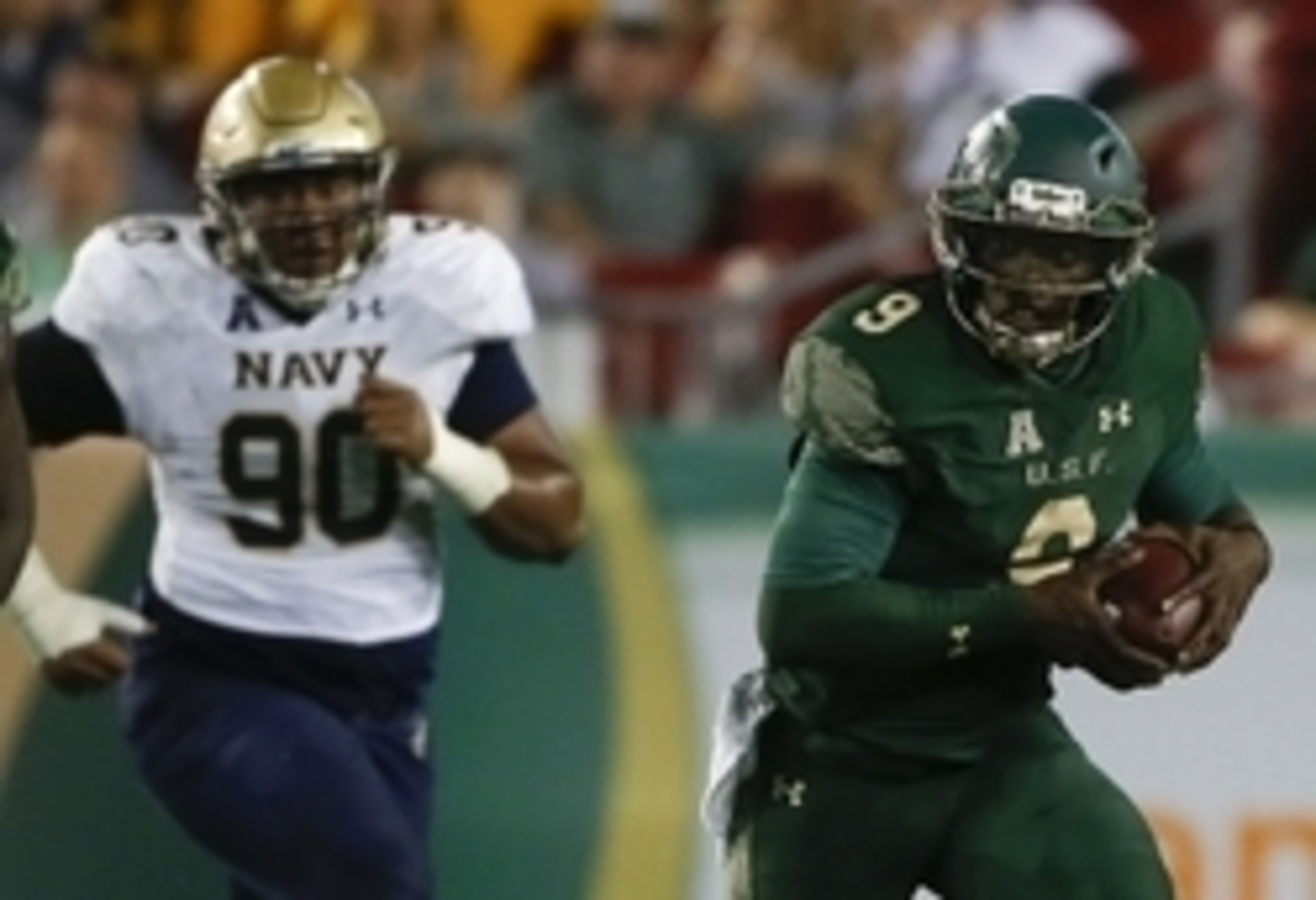 Quinton Flowers had a field day against Navy.