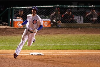 Kris Bryant broke out of his World Series funk with a pivotal Game 5 home run.