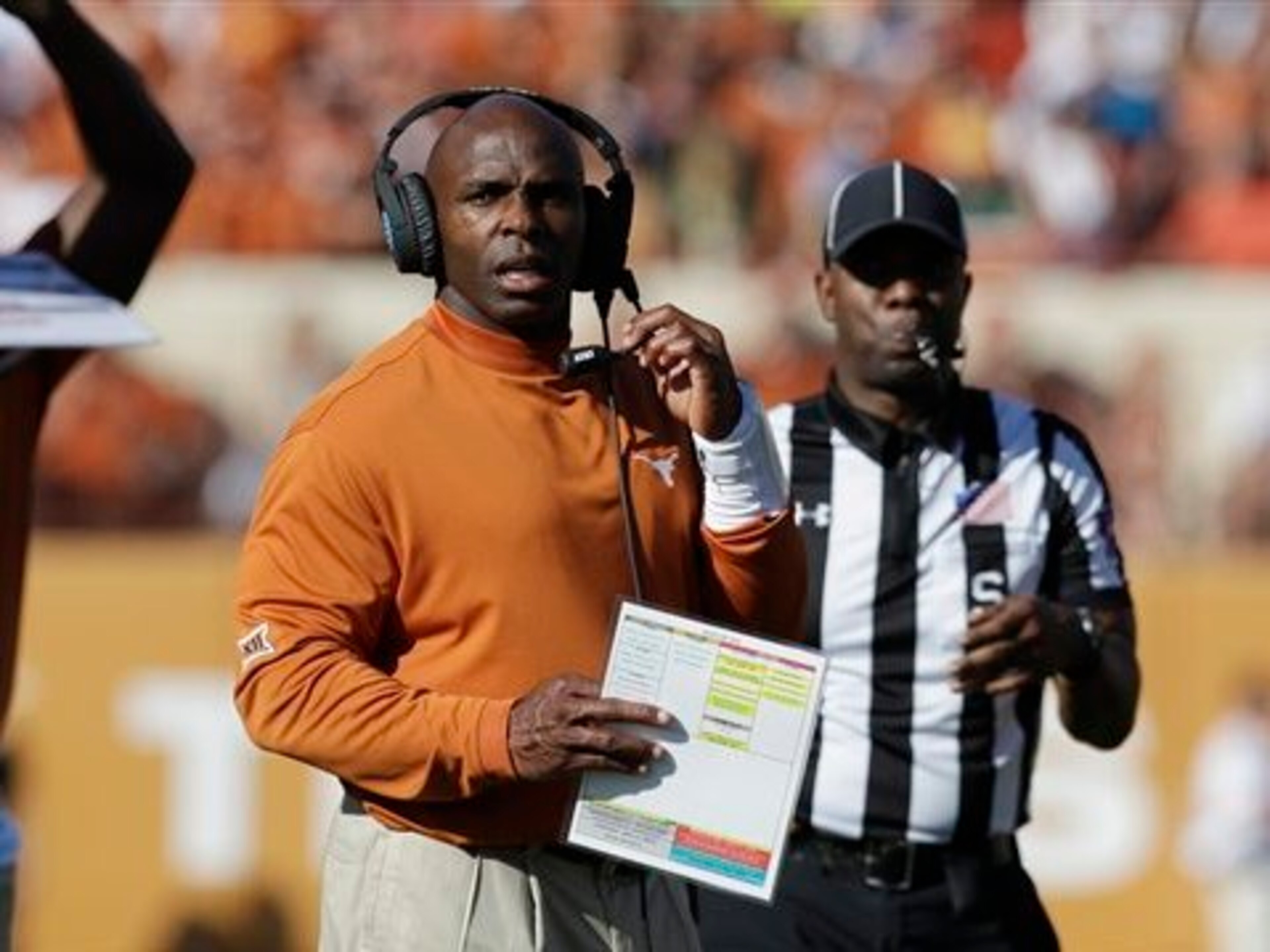 Head coach Charlie Strong