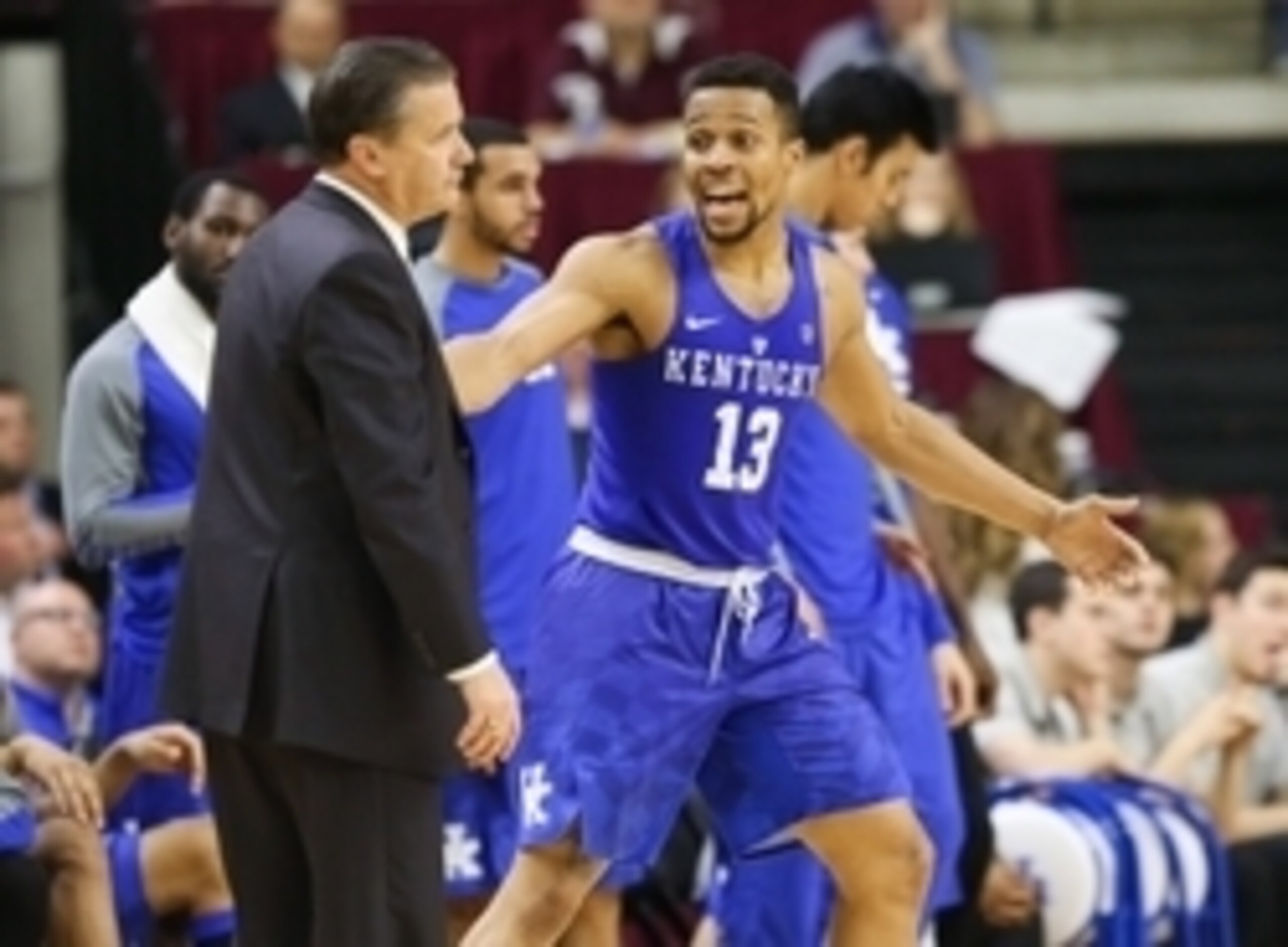 Isaiah Briscoe and John Calipari