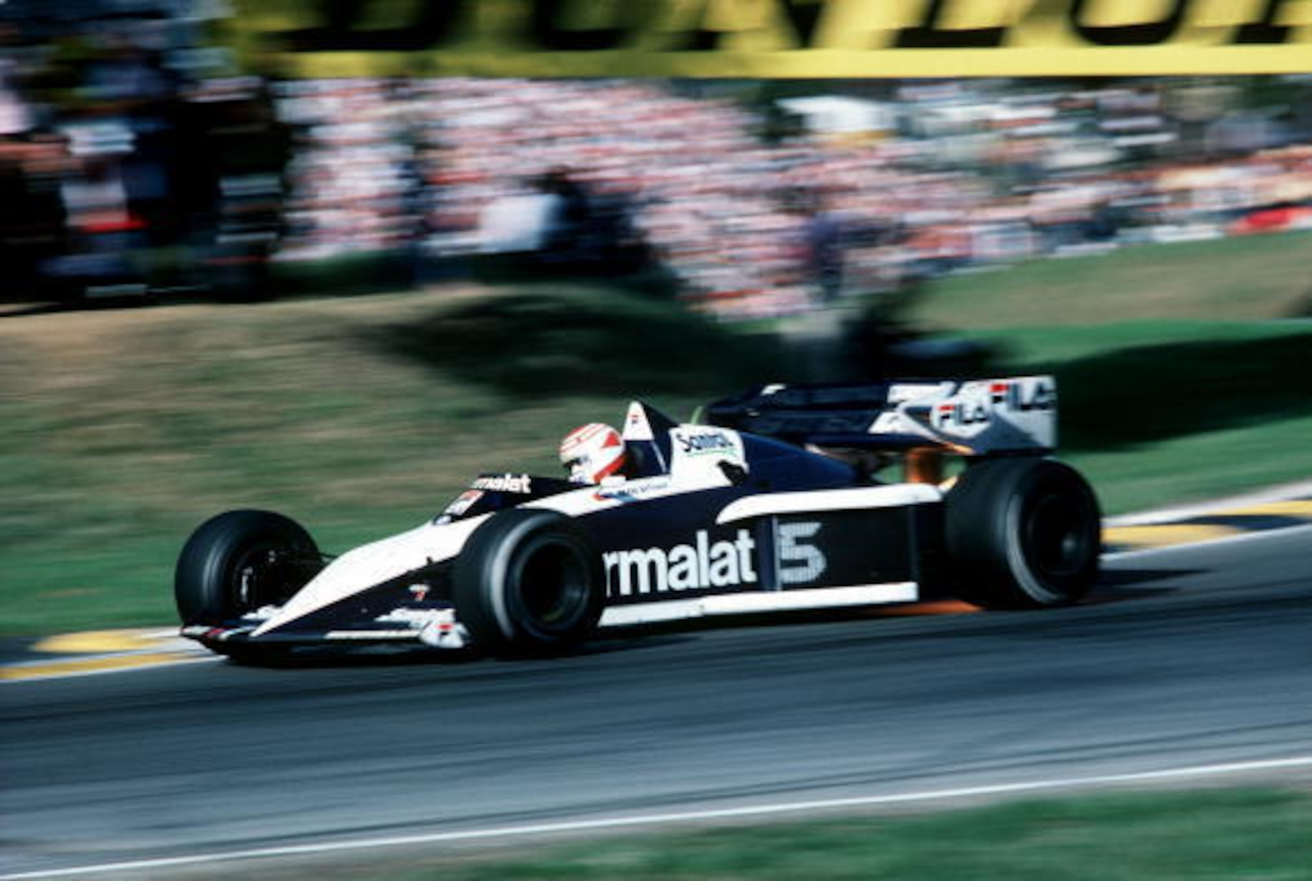 Nelson Piquet won the 1983 European Grand Prix at Brands Hatch.