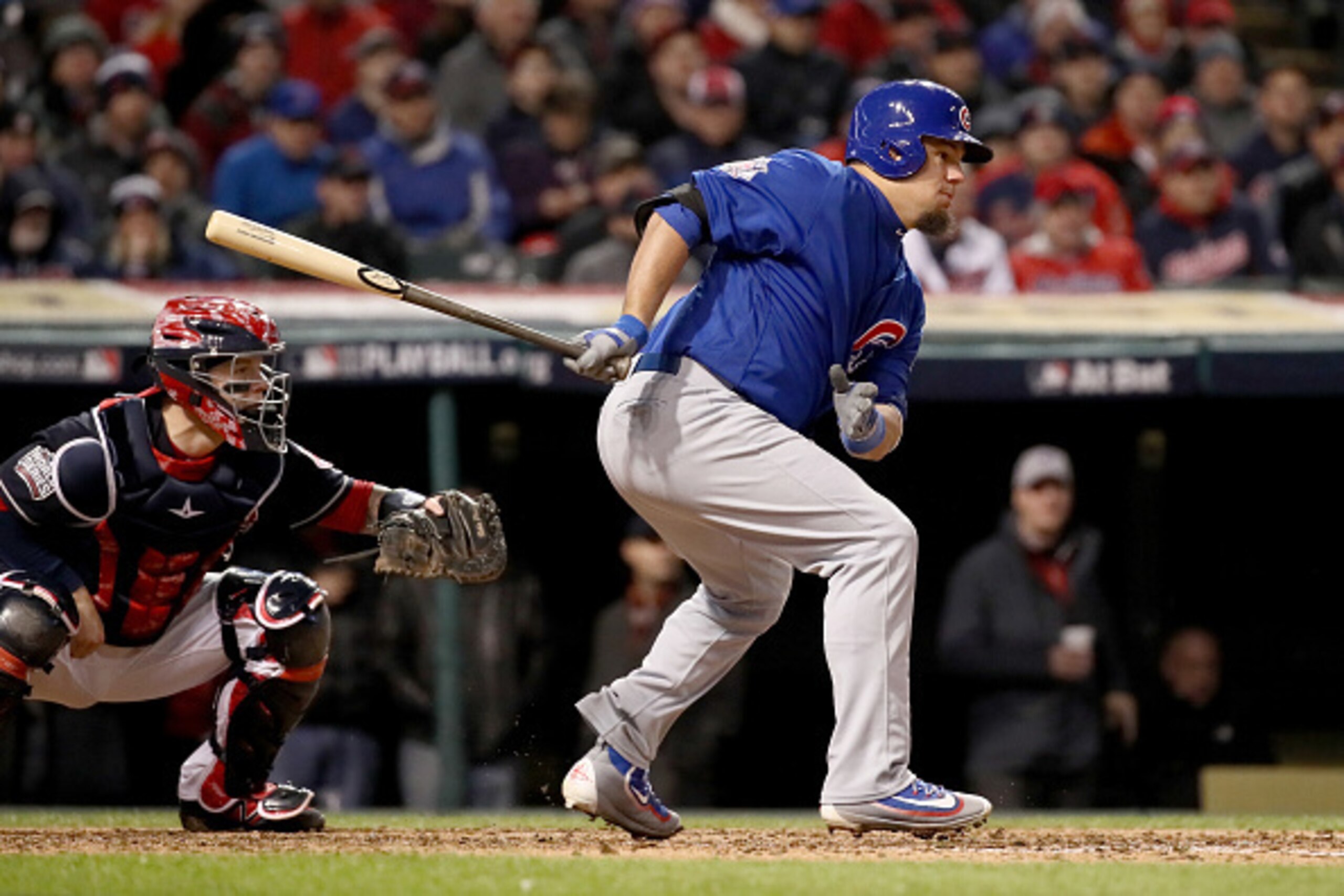 Kyle Schwarber returned for the World Series after missing over six months.