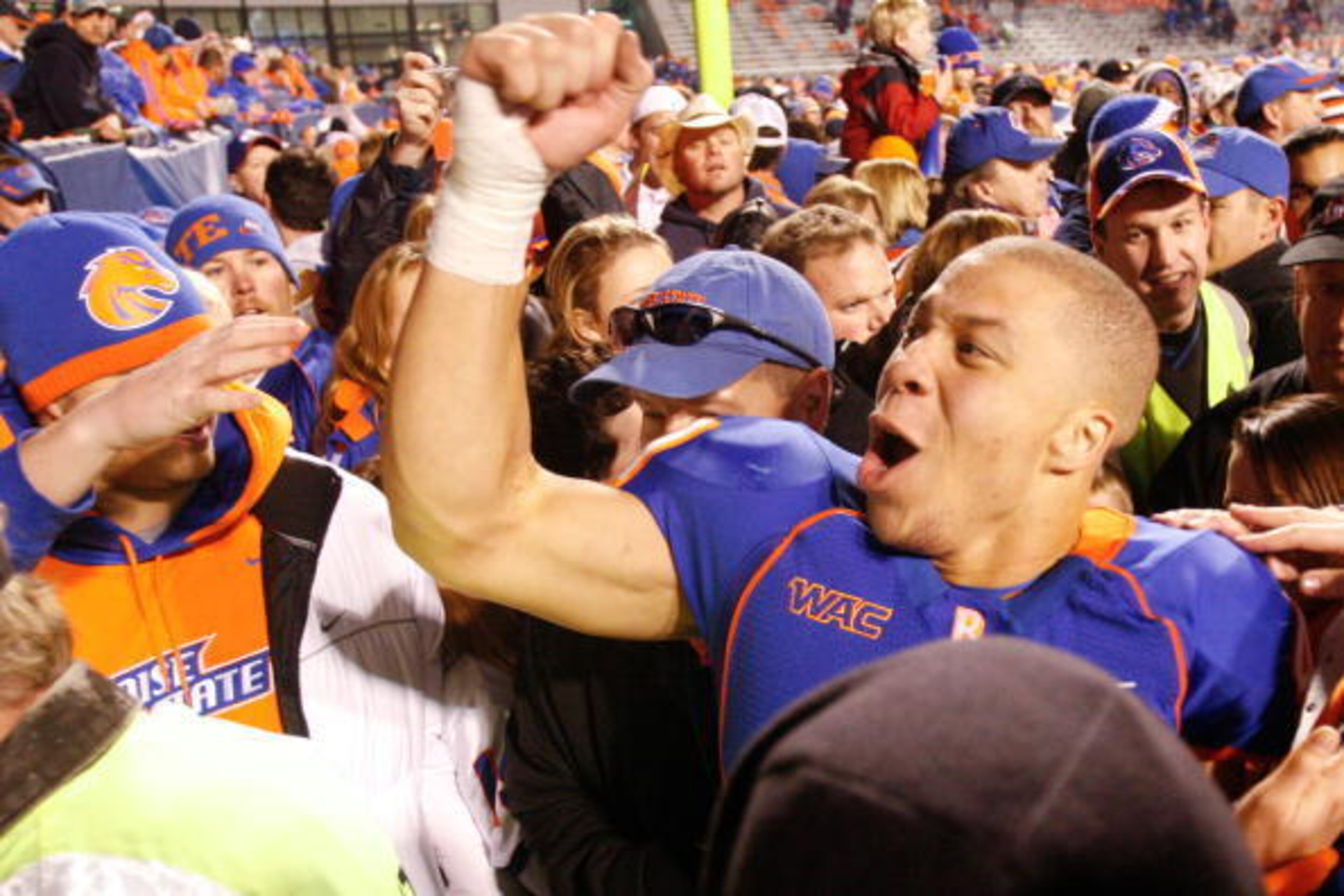 Ian Johnson capped off Boise State's 2007 Fiesta Bowl upset with a two-point conversion in overtime.