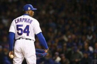 Aroldis Chapman headlines a star-studded class of free-agent relievers.