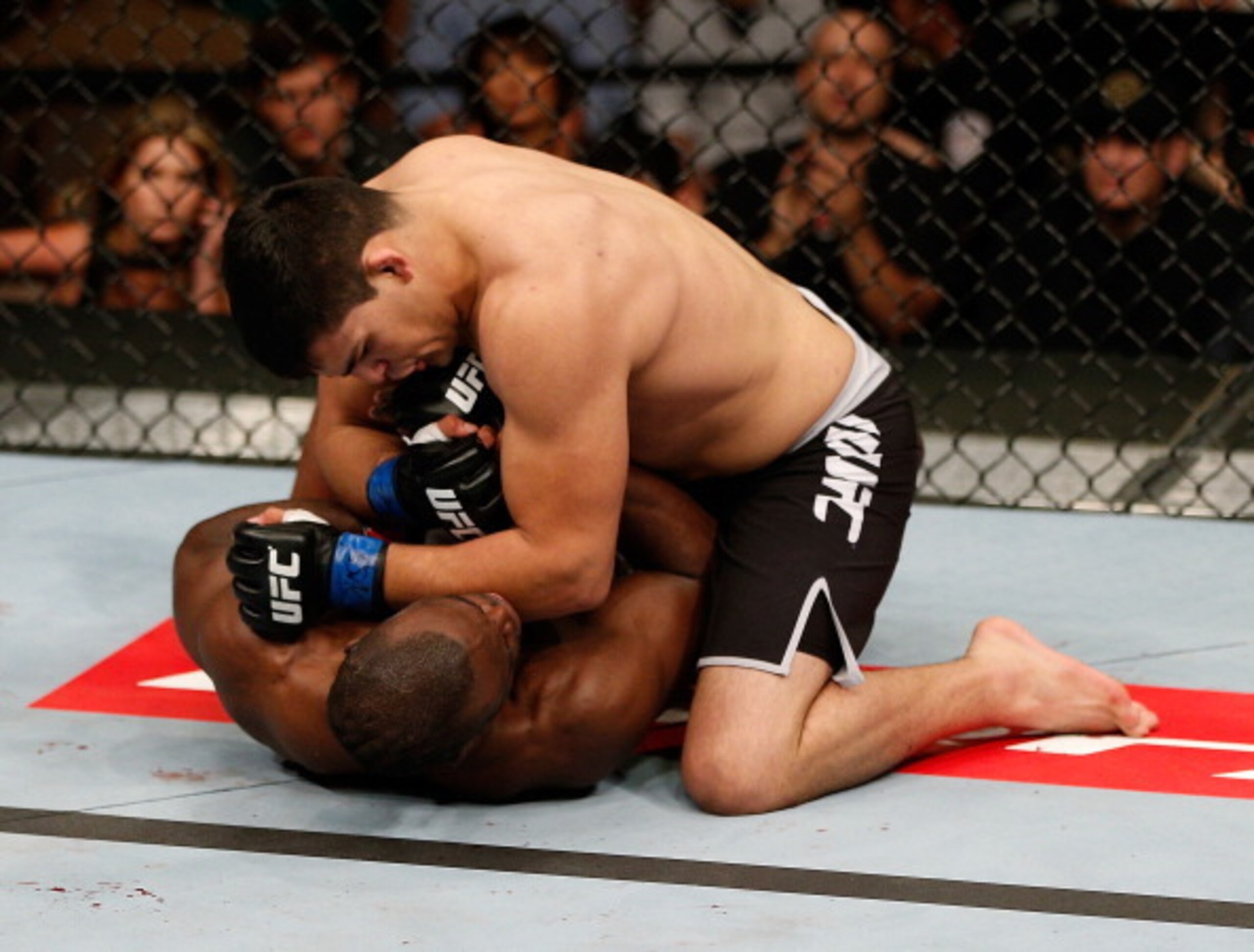 Gastelum has a 50 percent takedown success rate.