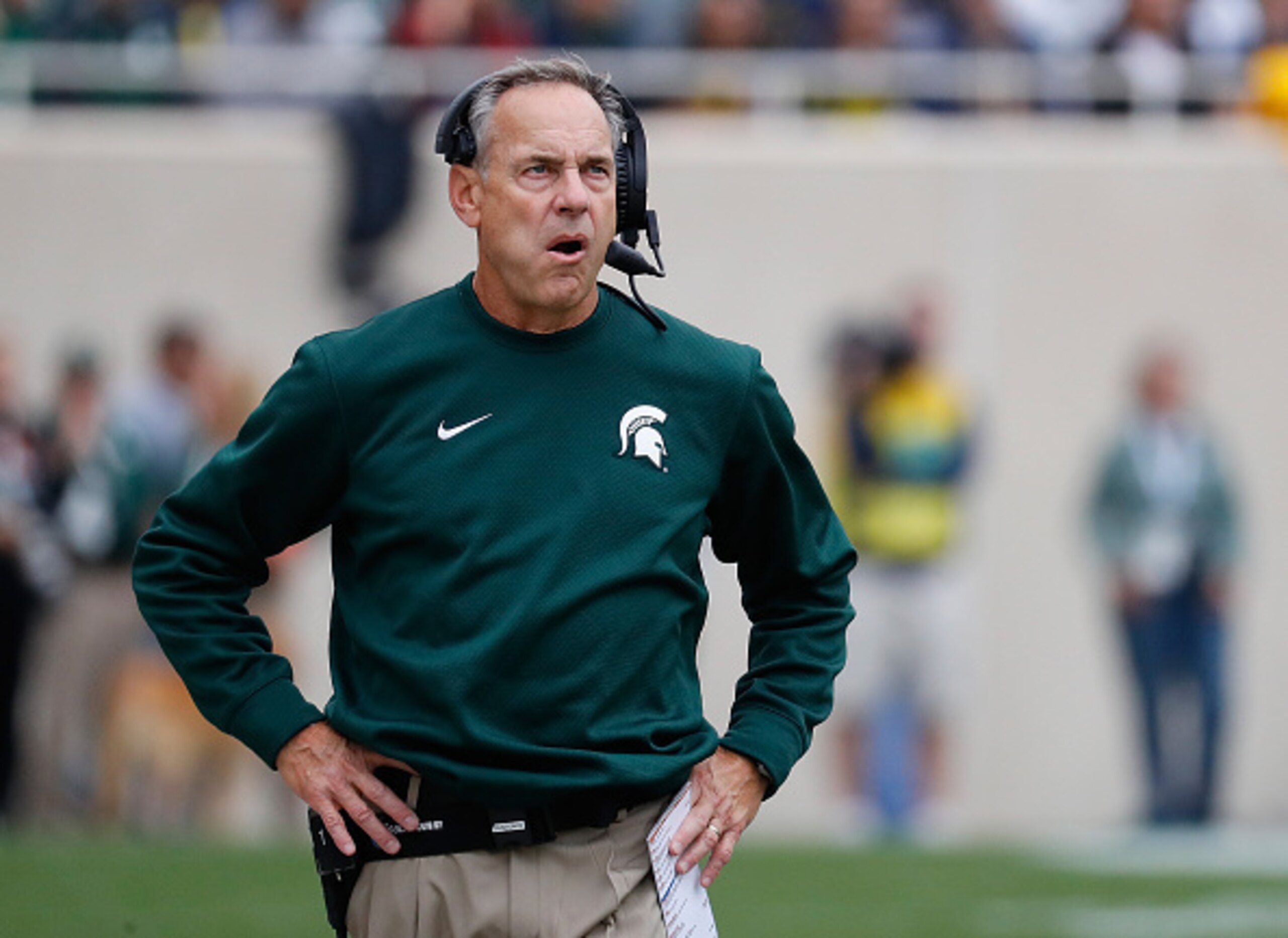 Mark Dantonio does not like what he's seeing this season.