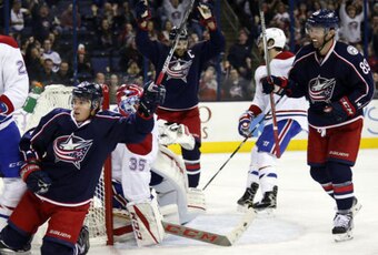 It was a rough night Friday for Montreal in Columbus.