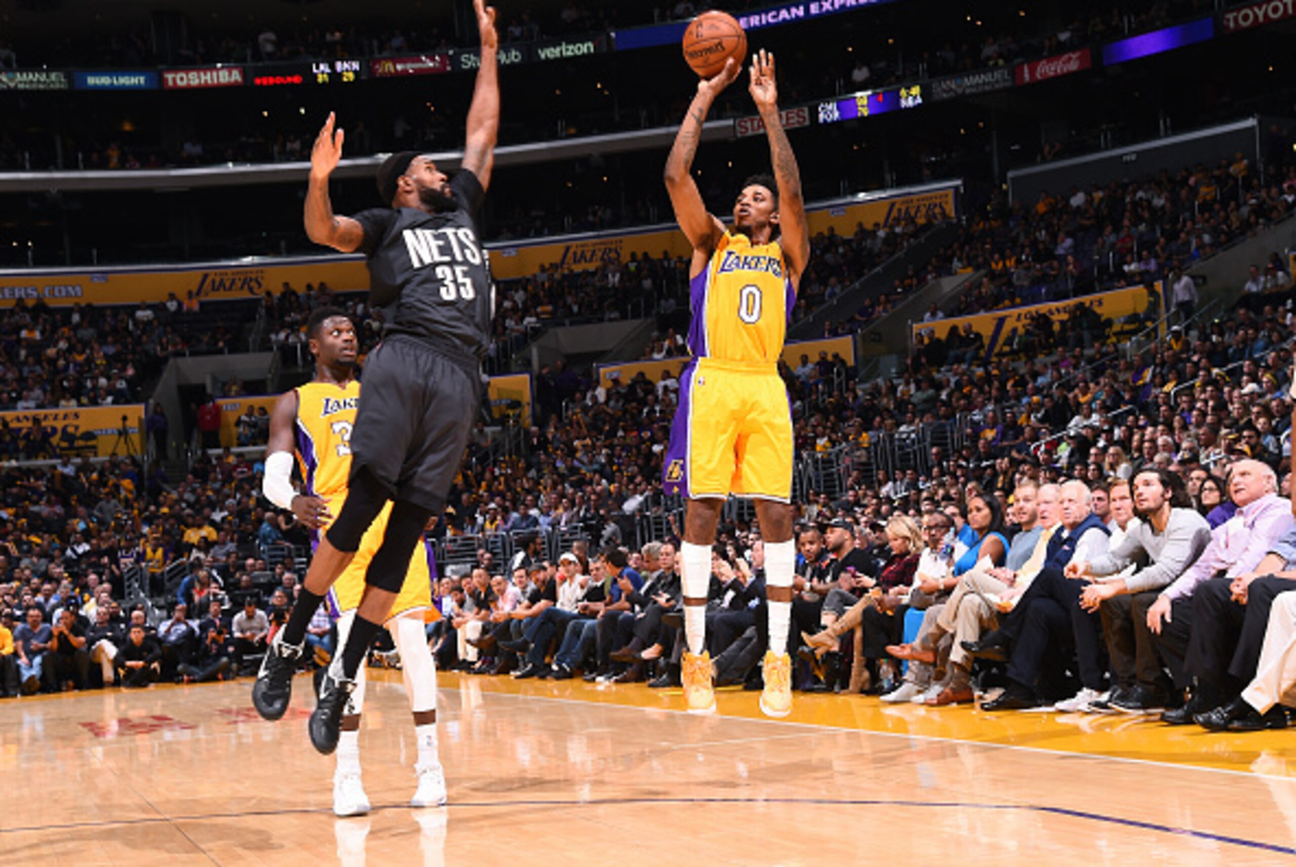 Nick Young lets it fly