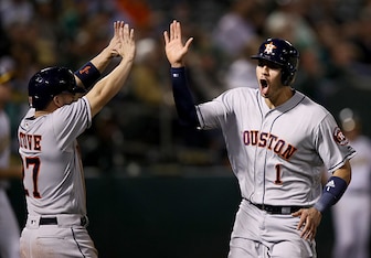 Jose Altuve and Carlos Correa give the Houston Astros a prolific double-play combo.