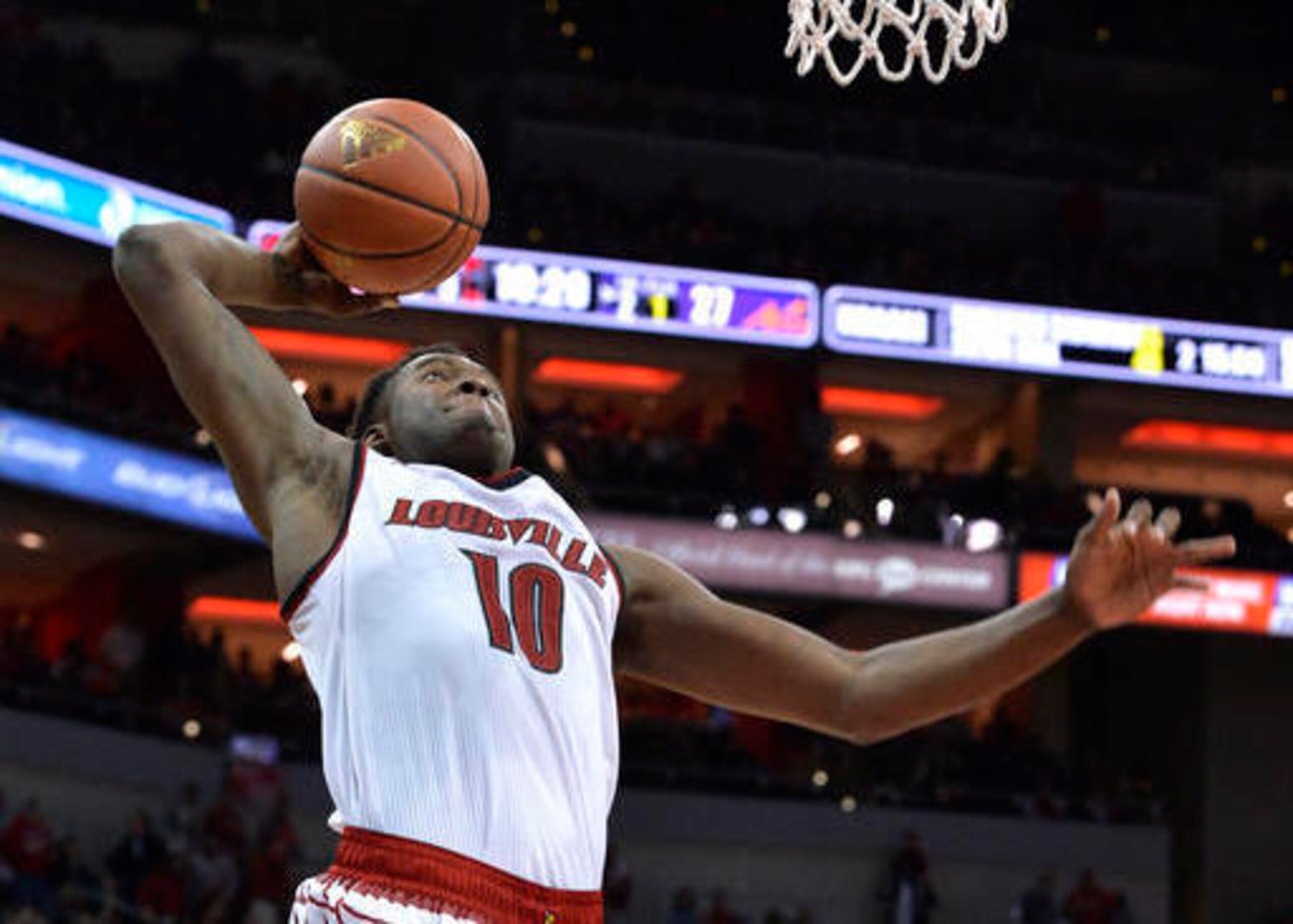 Who had Jaylen Johnson with an opening night double-double?
