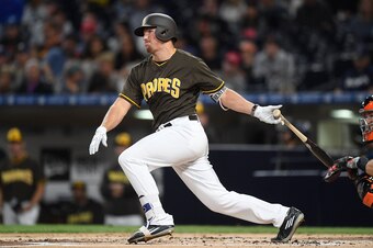 San Diego Padres right fielder Hunter Renfroe