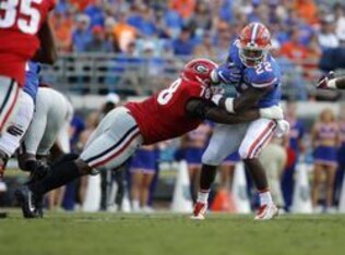Trenton Thompson is an improving piece in the middle of Georgia's defensive front.