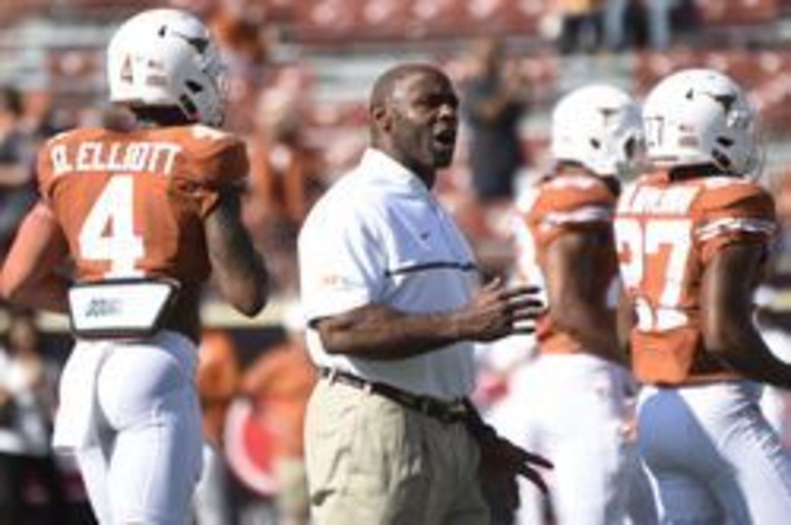 Texas, which has never lost to Kansas in Big 12 play, needs one win to be bowl-eligible.