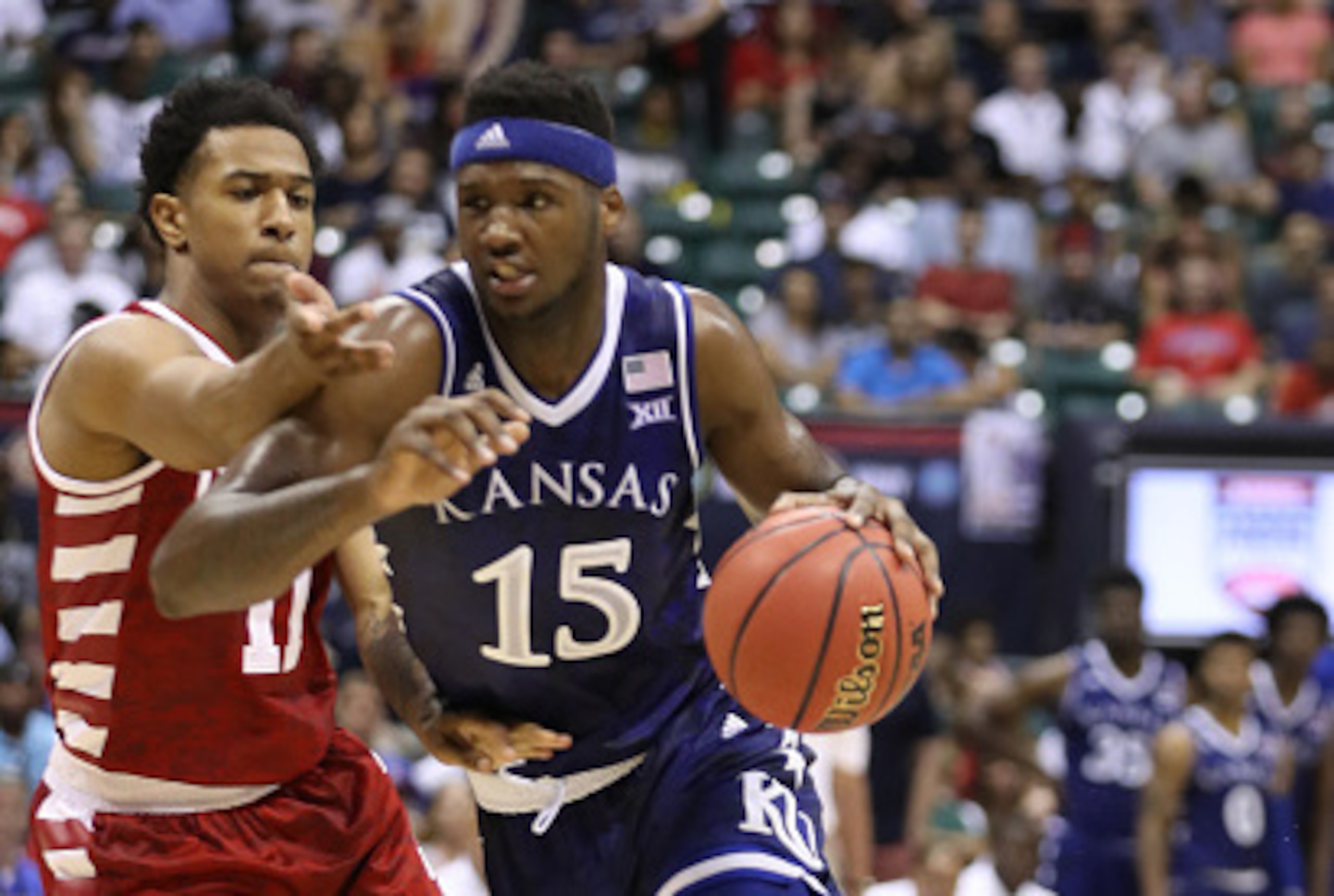 Carlton Bragg Jr. (15) was one of seven players to foul out in one of the best games of the season to date.