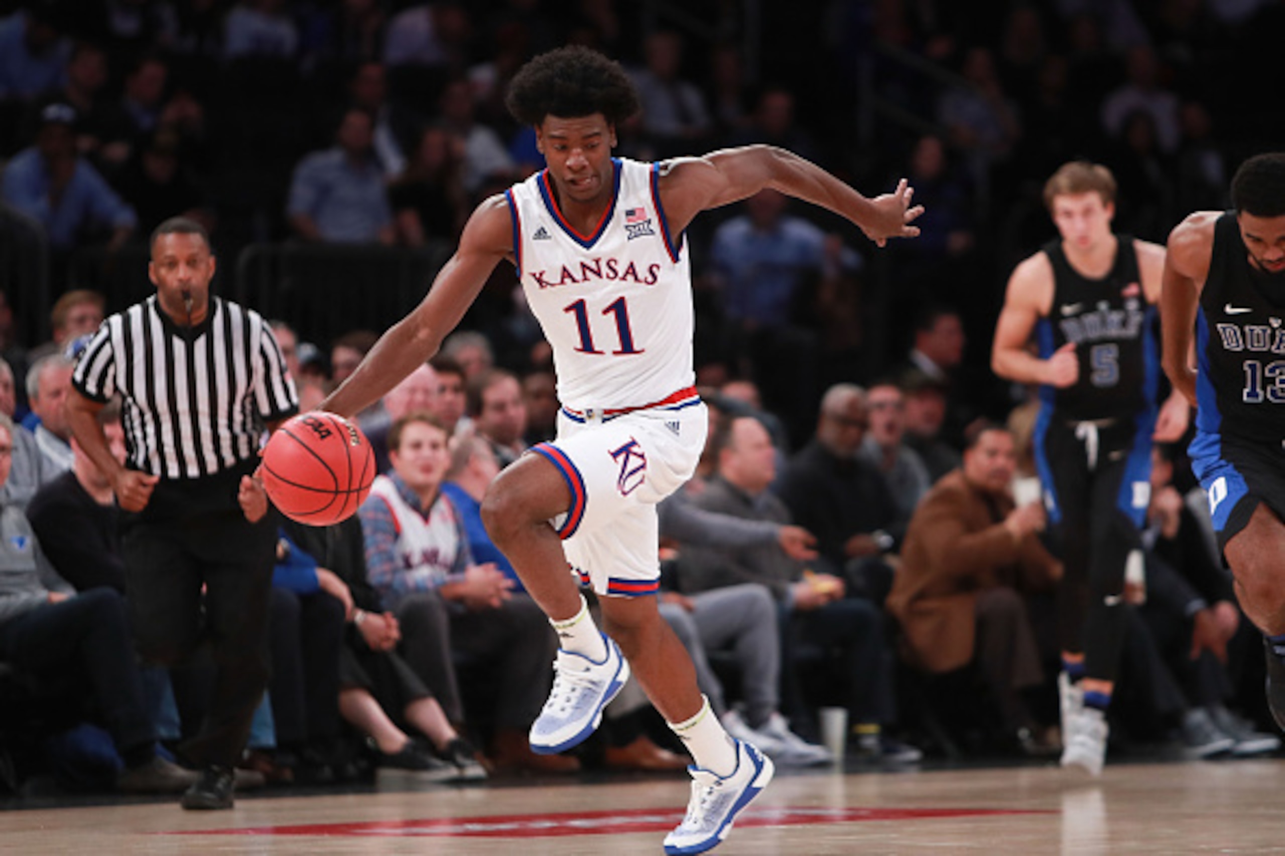Josh Jackson has played well when not in foul trouble.