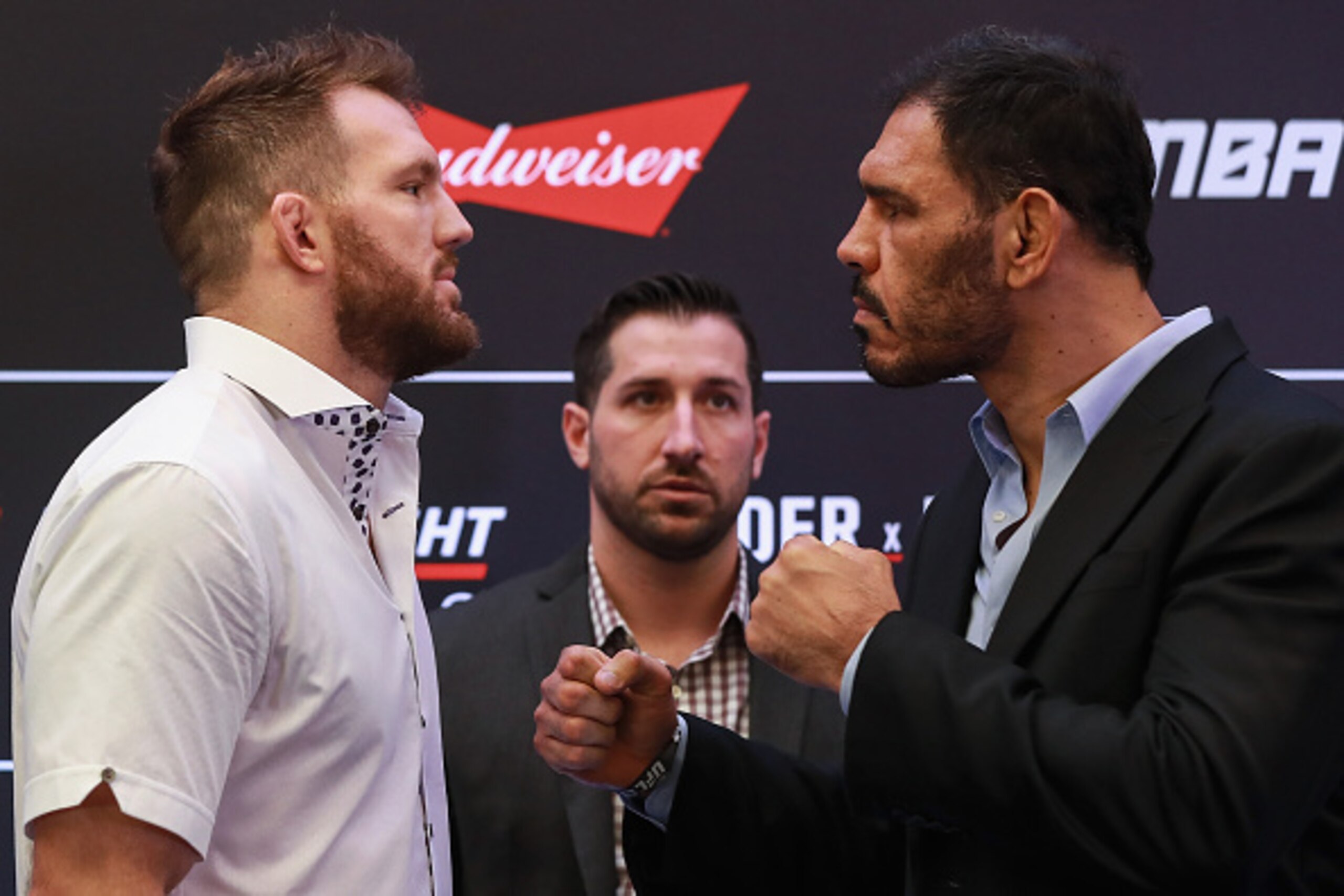 Ryan Bader (left) and Antonio Rogerio Nogueira