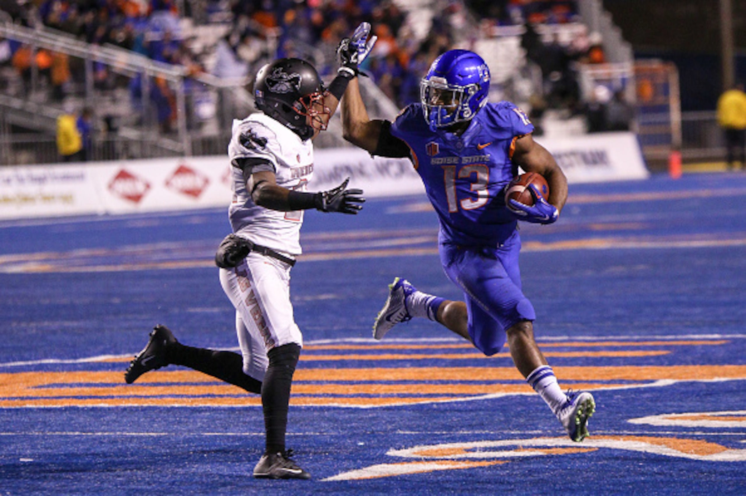 Jeremy McNichols found a lot of paydirt Friday night.