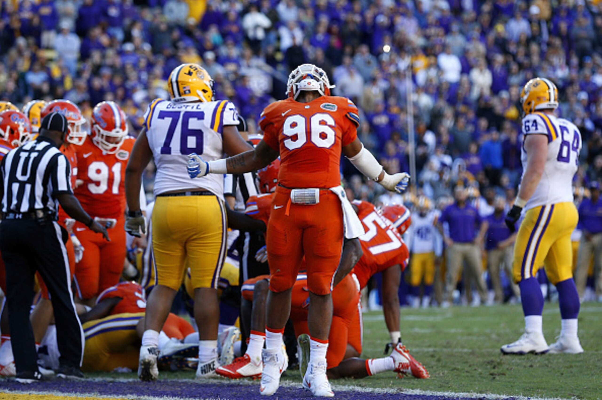 The Gators made life miserable for LSU's offense.