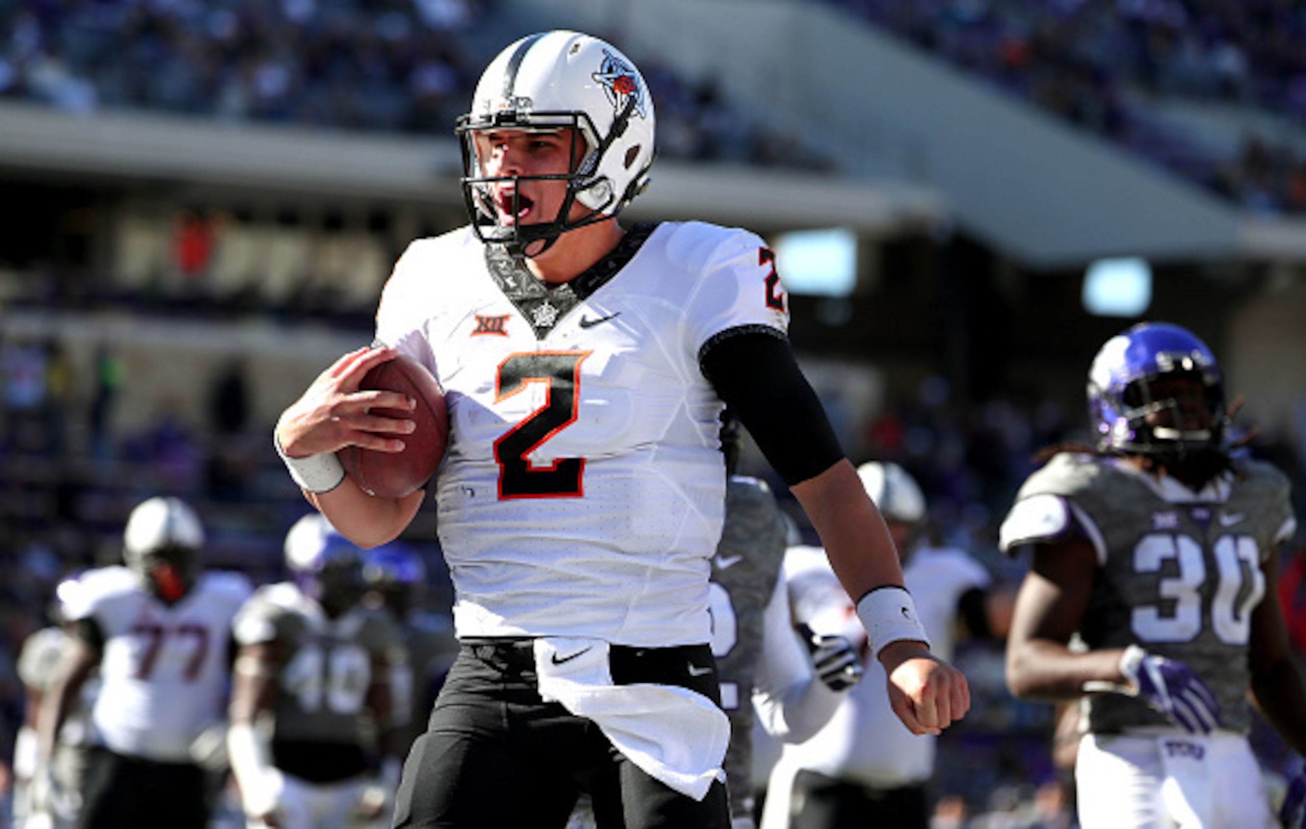Mason Rudolph and the Cowboys gave TCU a whooping.