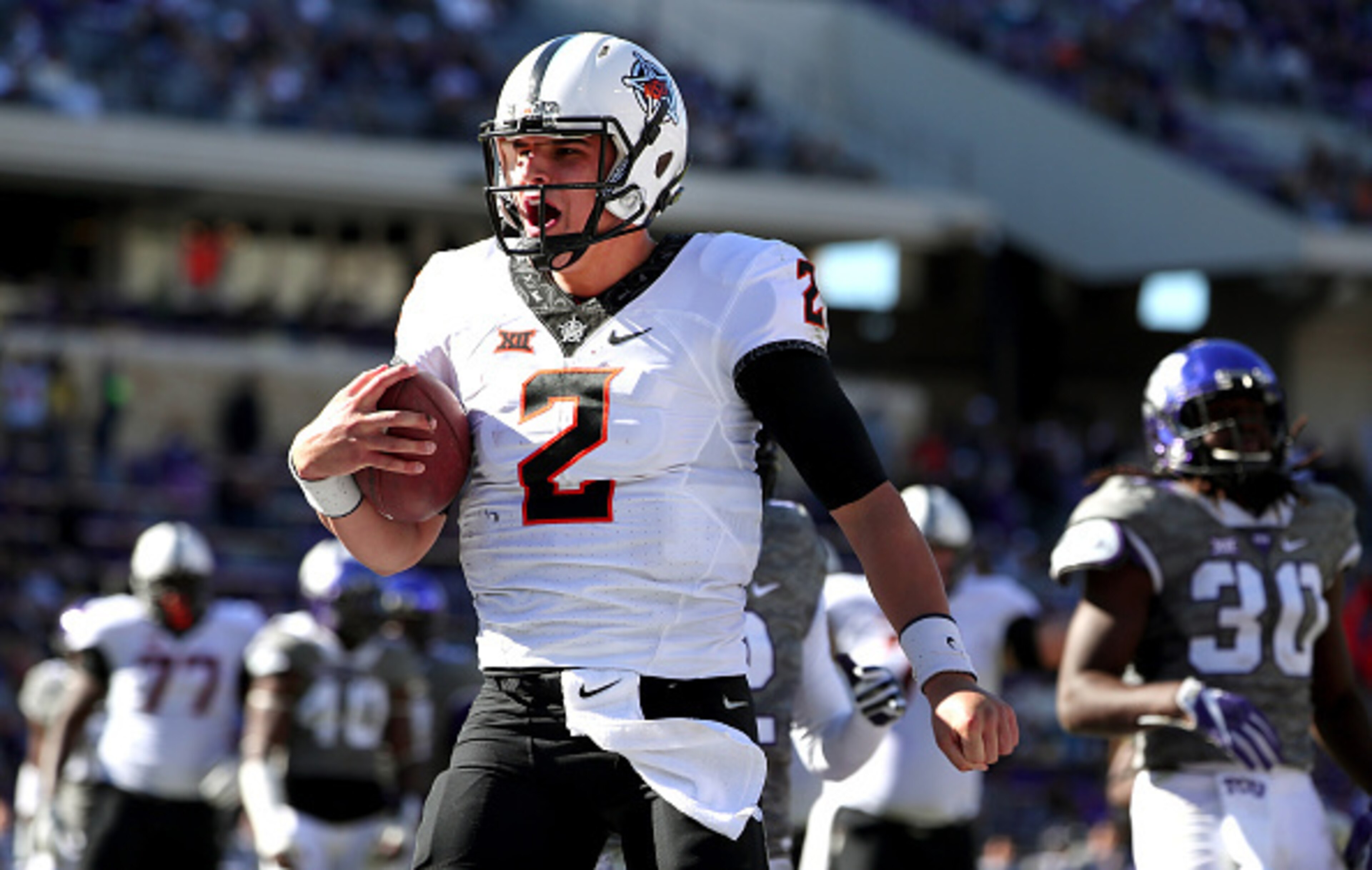 Mason Rudolph and the Cowboys gave TCU a whooping.