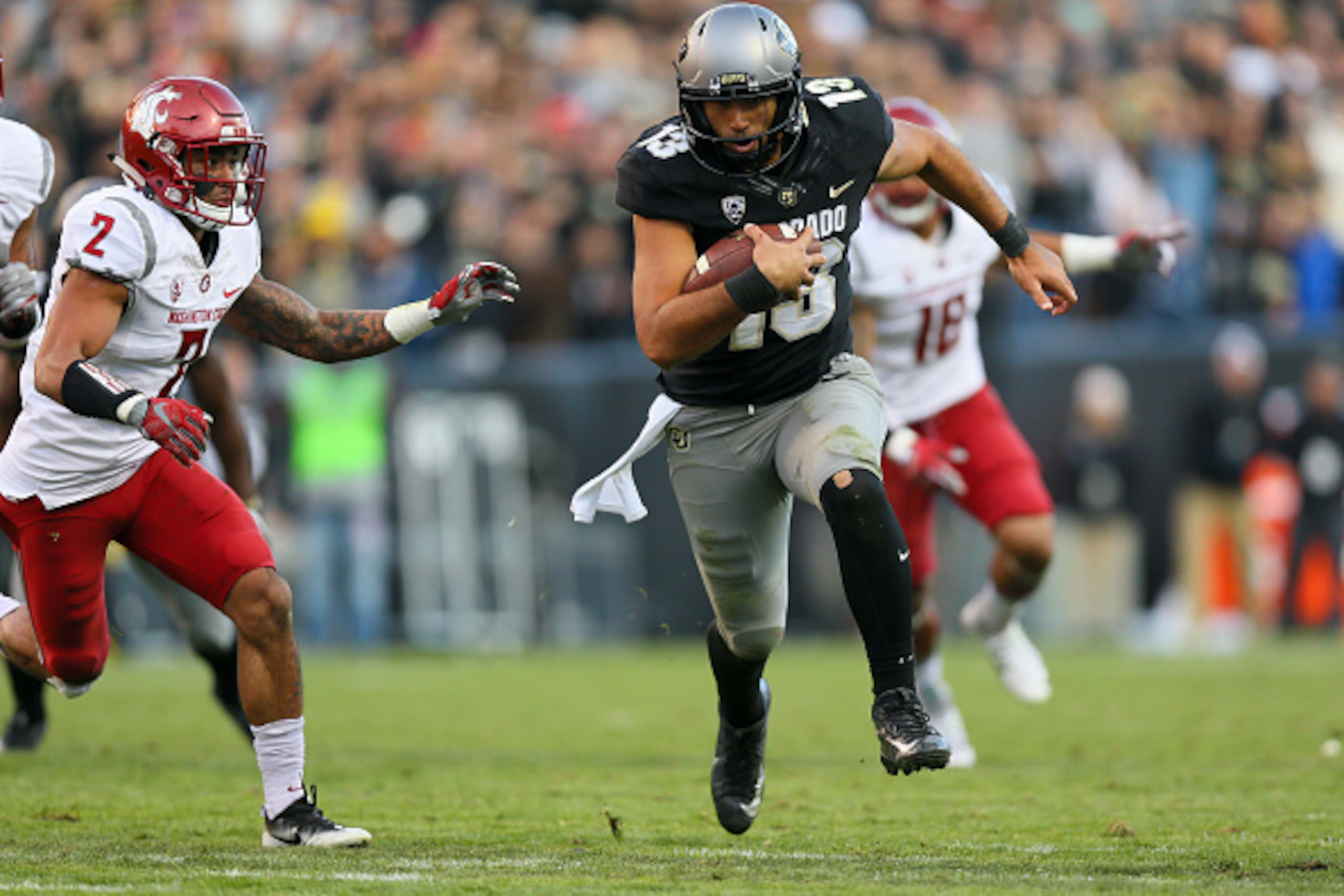 Sefo Liufau smoked Washington State on the ground and through the air.